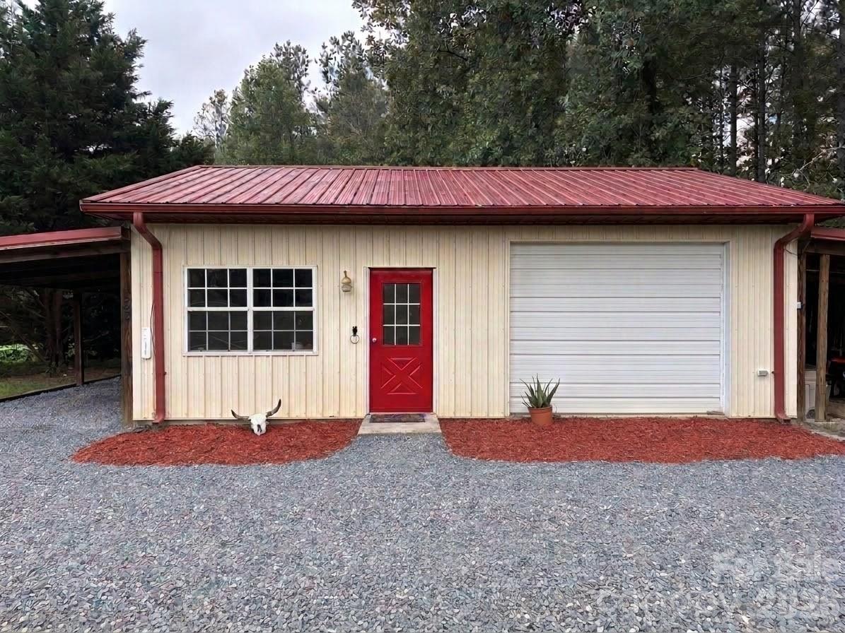 This simple facade is actually the front of a great guest house! - 27 & 56 Troy Lane, Tryon
