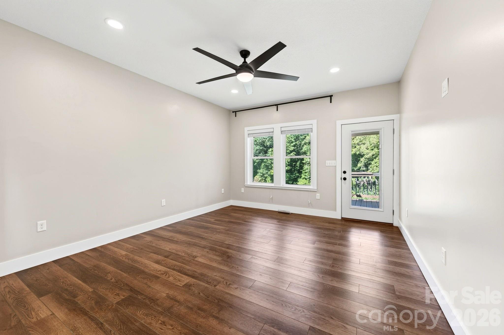 Primary BR also has access to the covered back deck - 139 Ridge Road, Candler