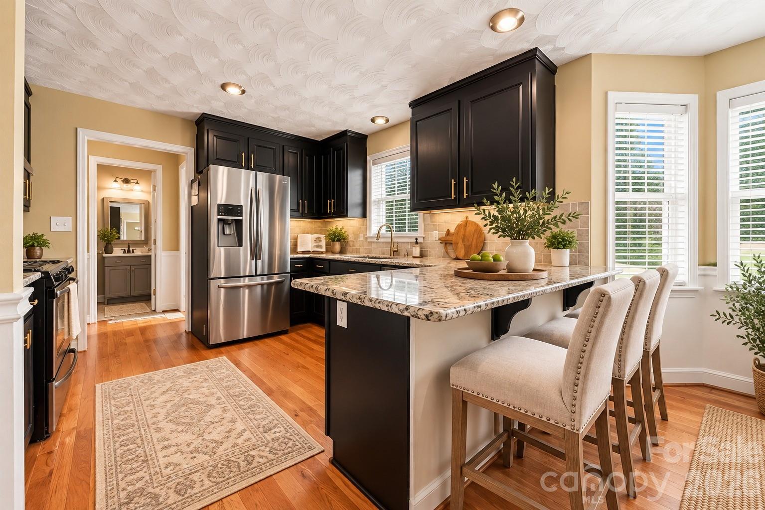 Beautiful and functional kitchen - virtually staged - 4948 Betty Drive NE, Hickory