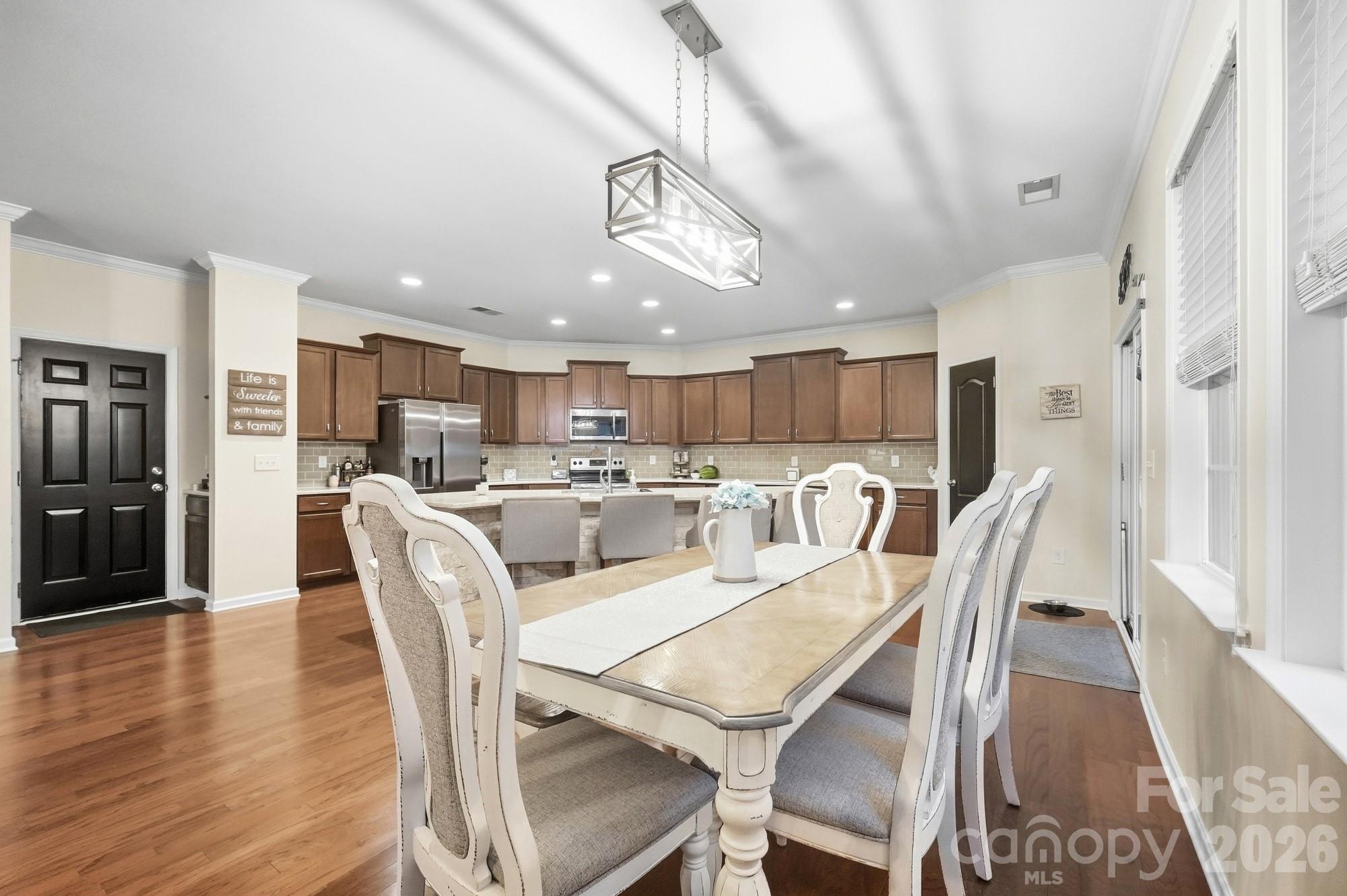 Breakfast area - 2669 Southern Trace Drive, Waxhaw