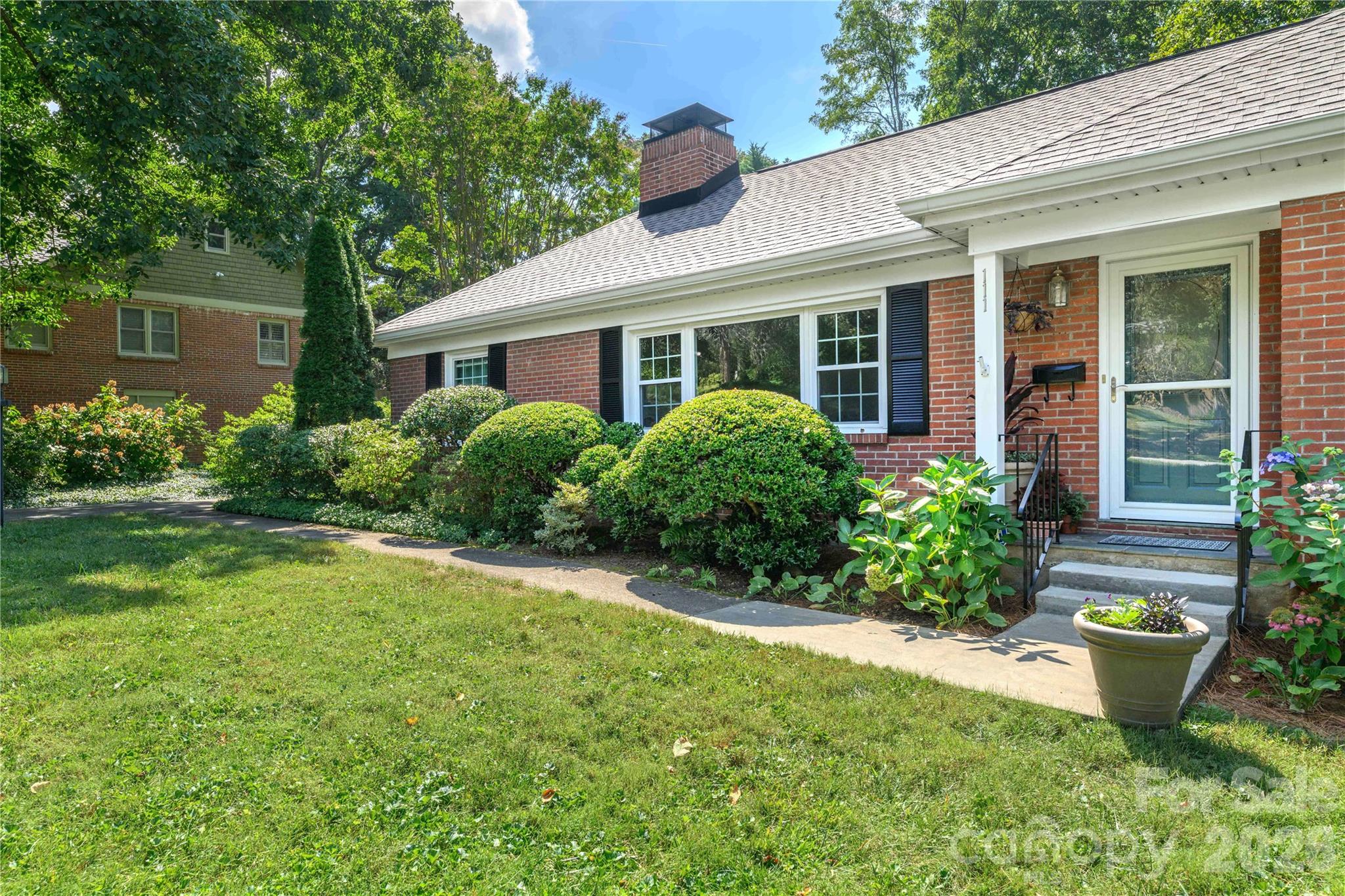 Front entry. - 111 Gracelyn Road, Asheville