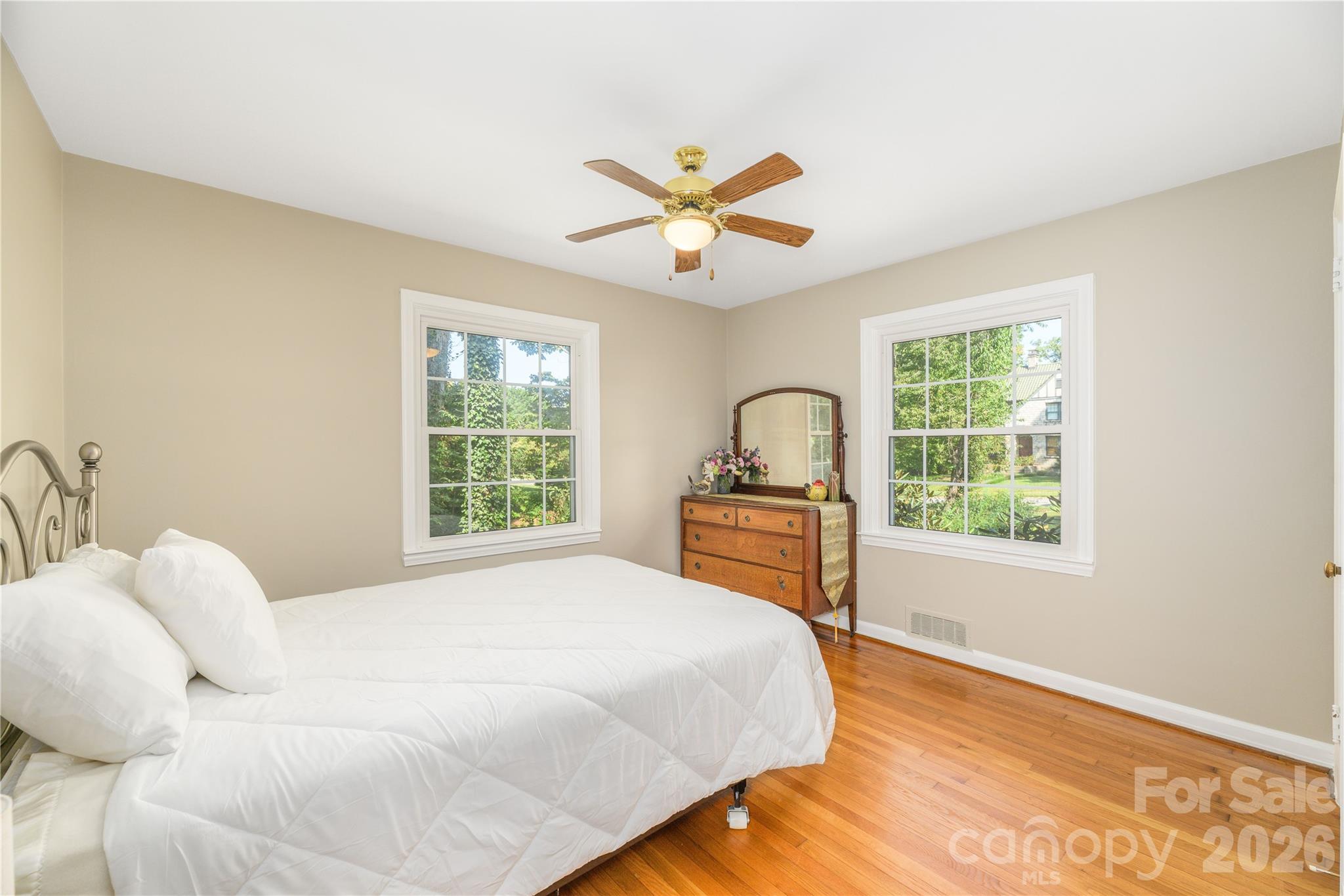 Second bedroom also receives lots of natural light. - 111 Gracelyn Road, Asheville