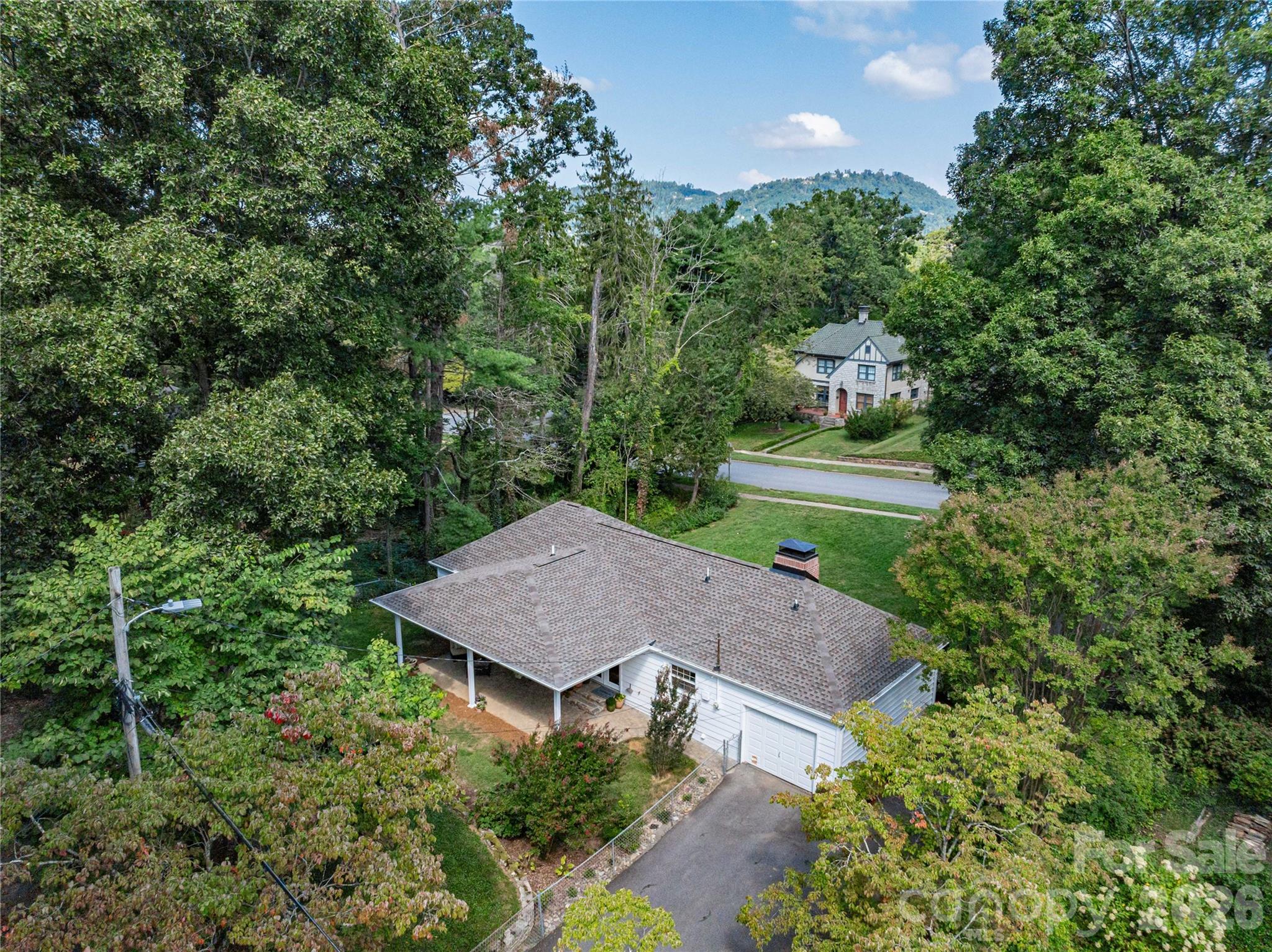 View facing North towards Beaver Lake. - 111 Gracelyn Road, Asheville