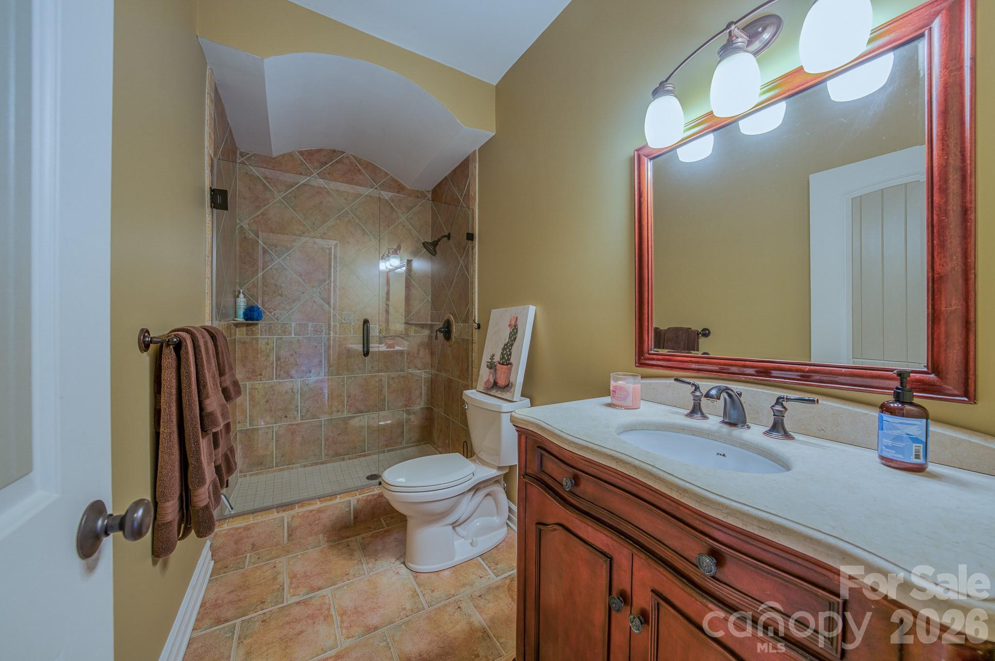 Guest bathroom on main level - 3975 Plantation Drive, Morganton