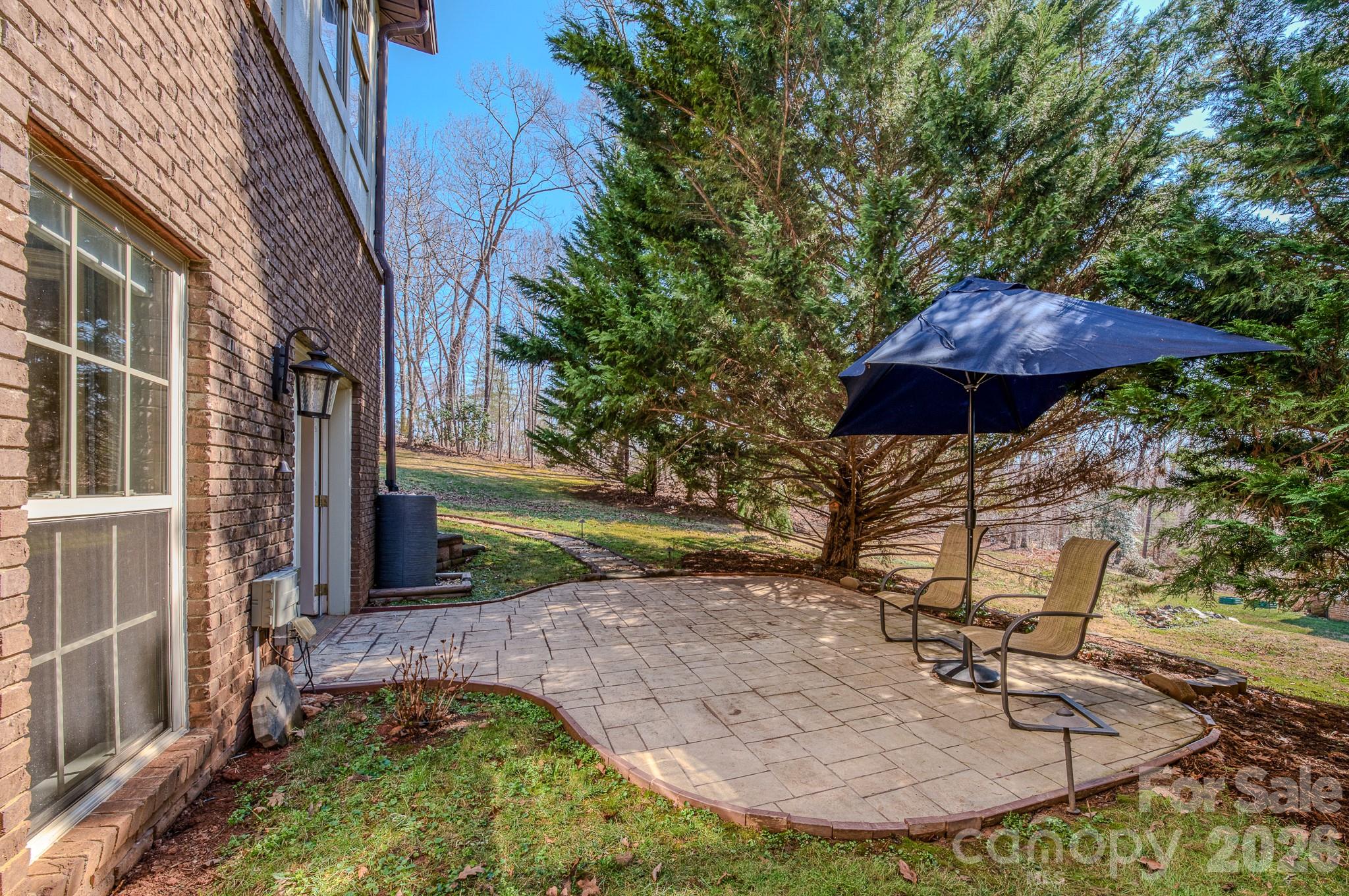 side patio - 3975 Plantation Drive, Morganton