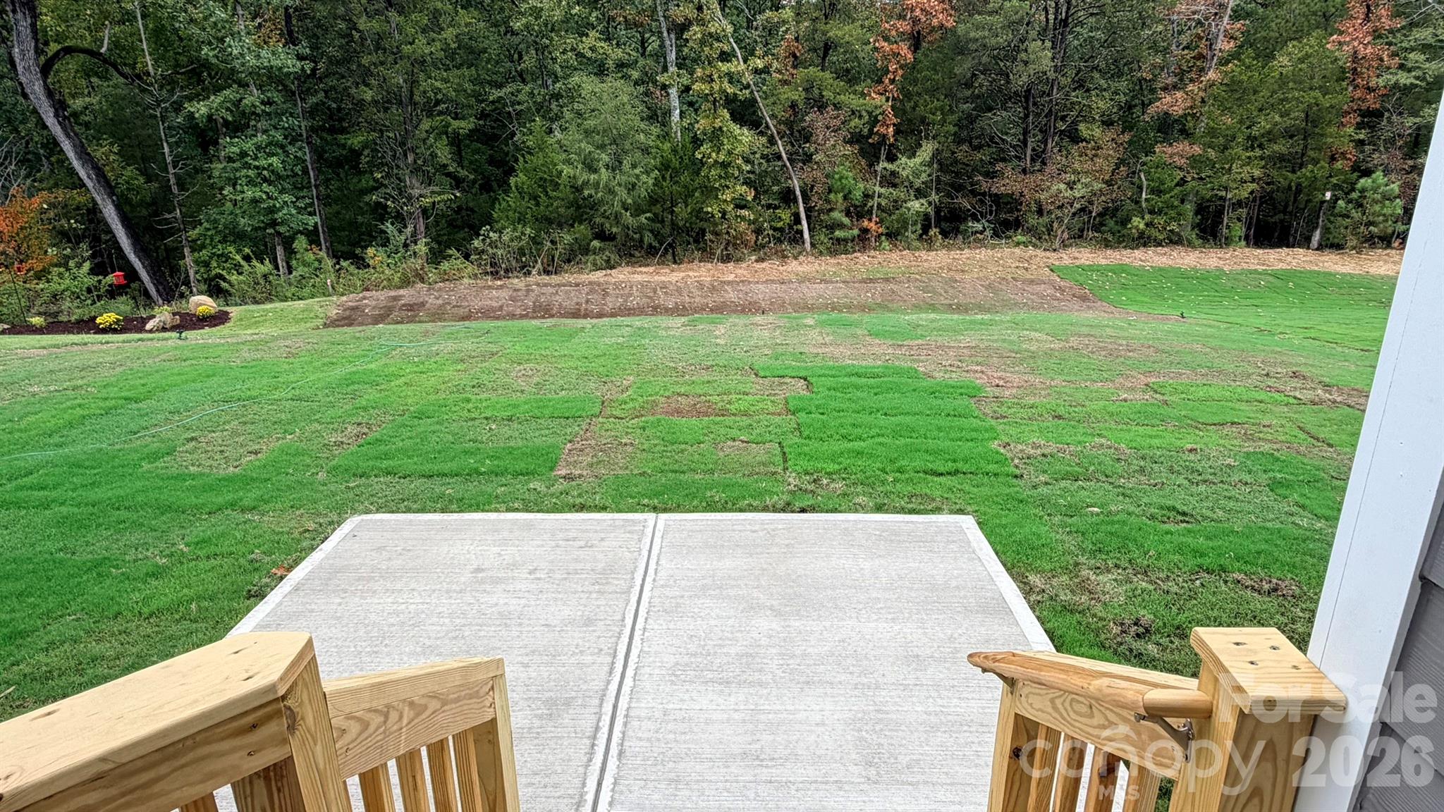 Patio and backyard - 531 Cambria Street, Rock Hill