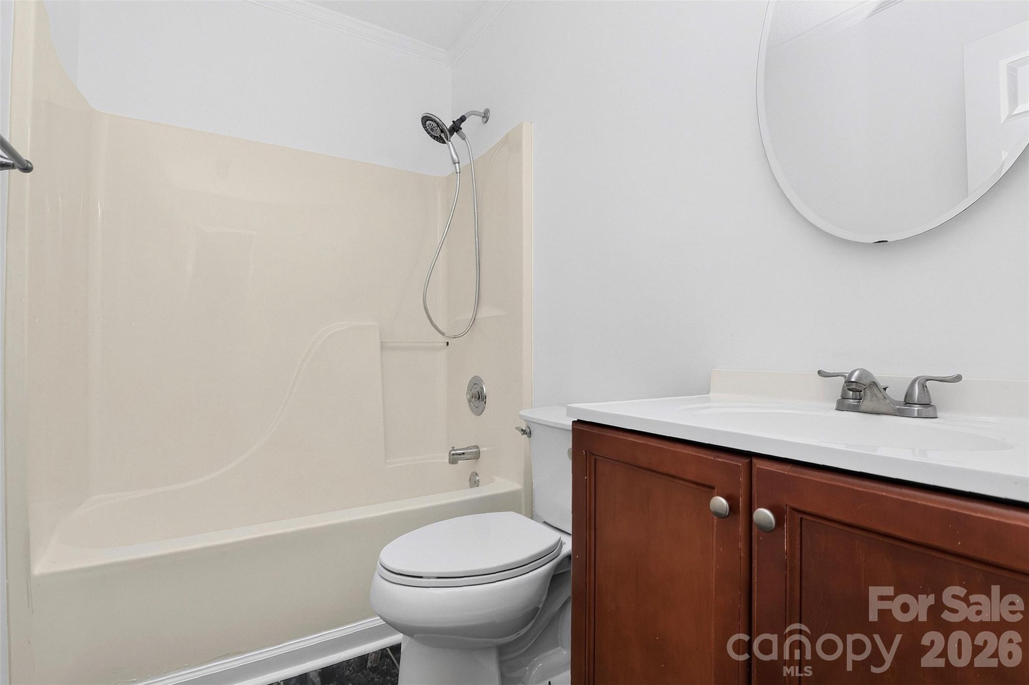Hall Full Bathroom - 12538 Levins Hall Road, Huntersville