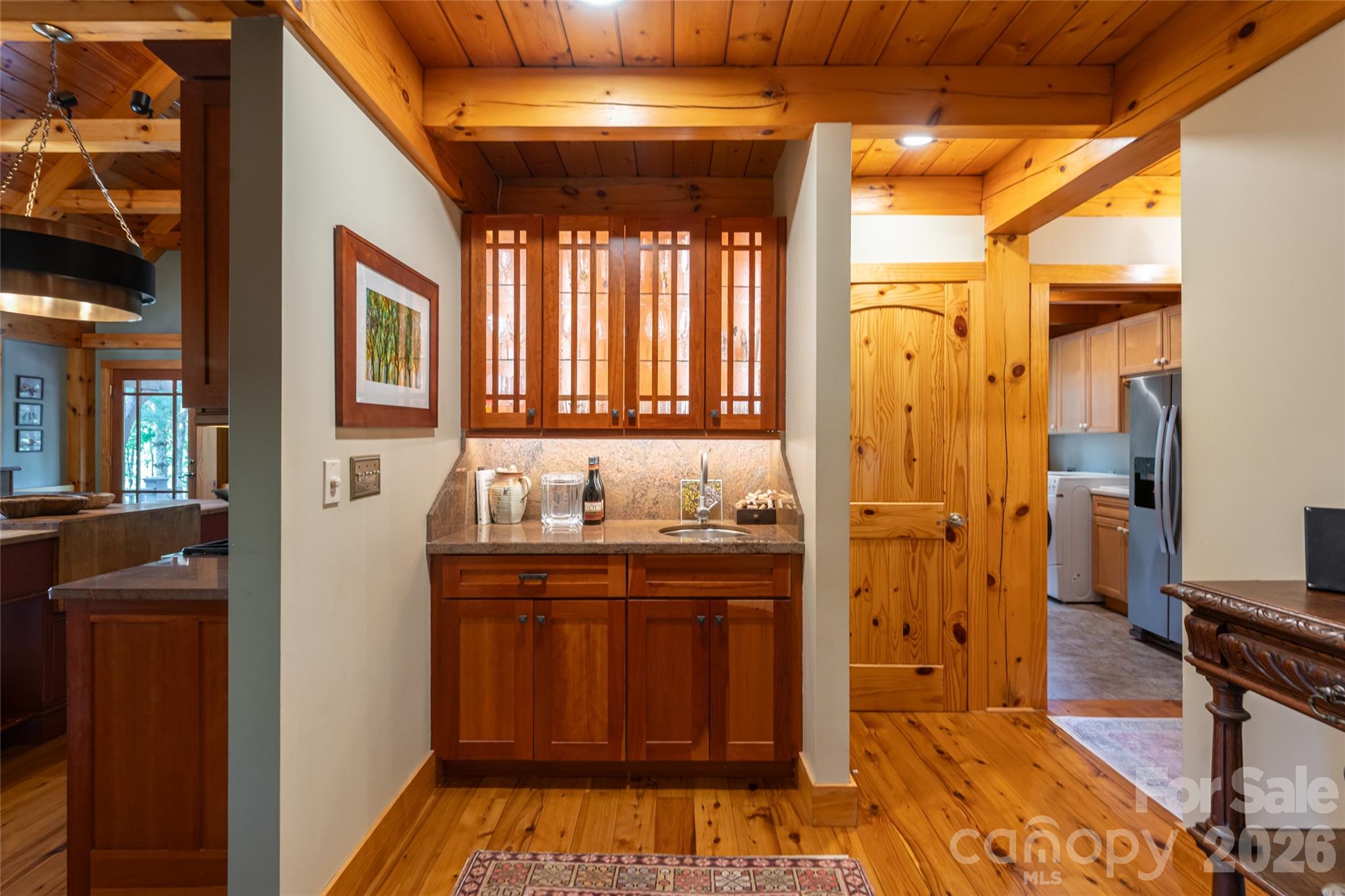 Wet bar off kitchen and den - 137 Bear Landing Drive, Hendersonville
