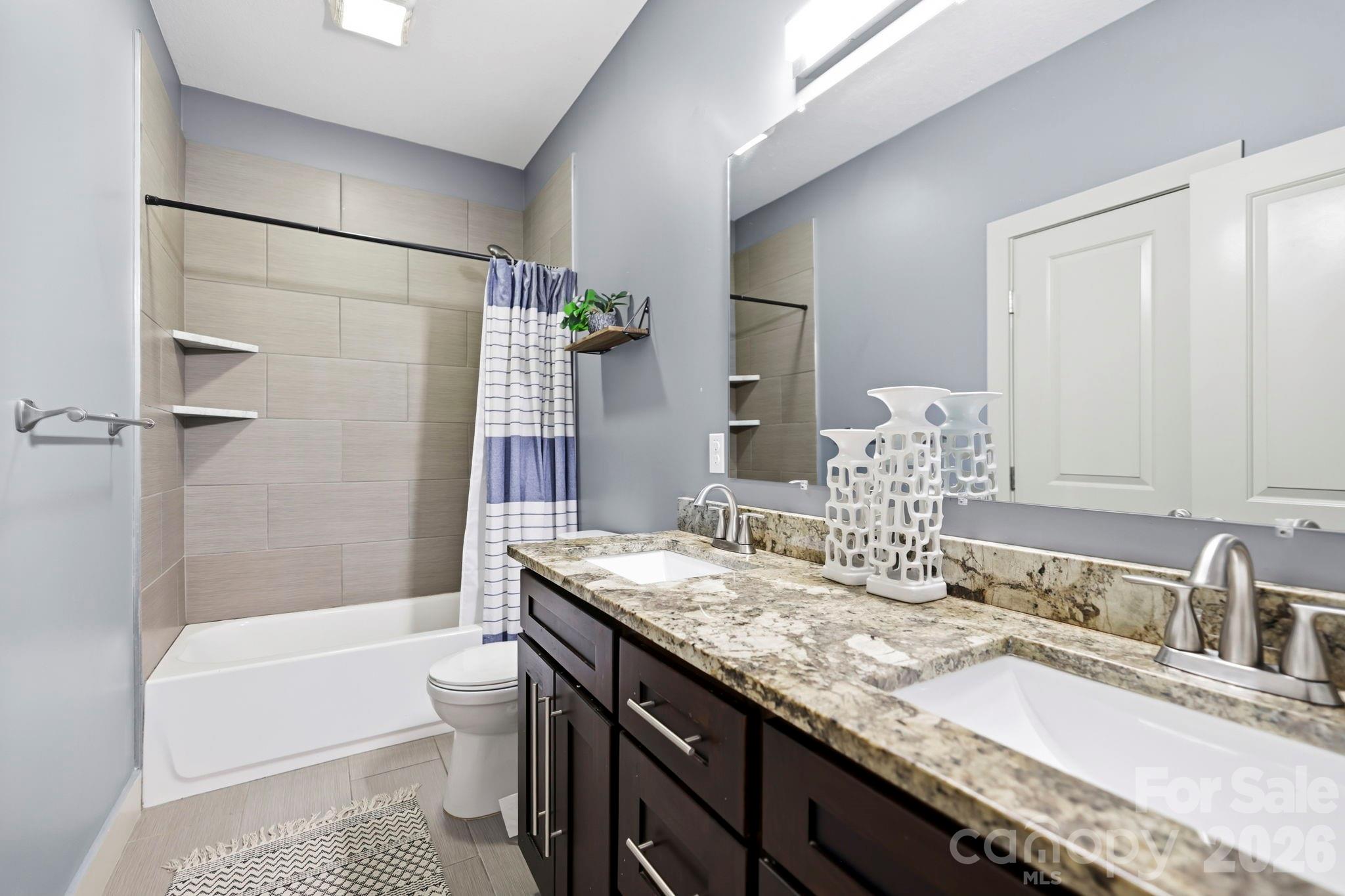Full bath on main level - 9 Pondberry Court, Asheville