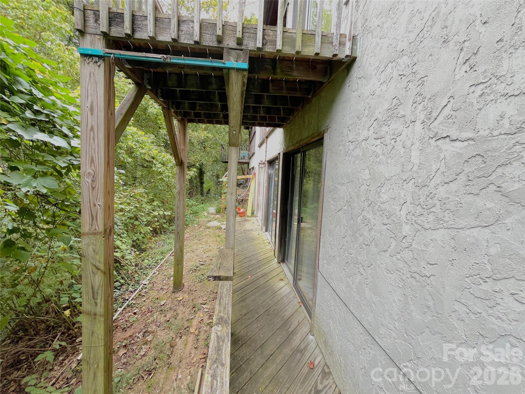 Rear decking - 332 S Beaumont Street, Asheville