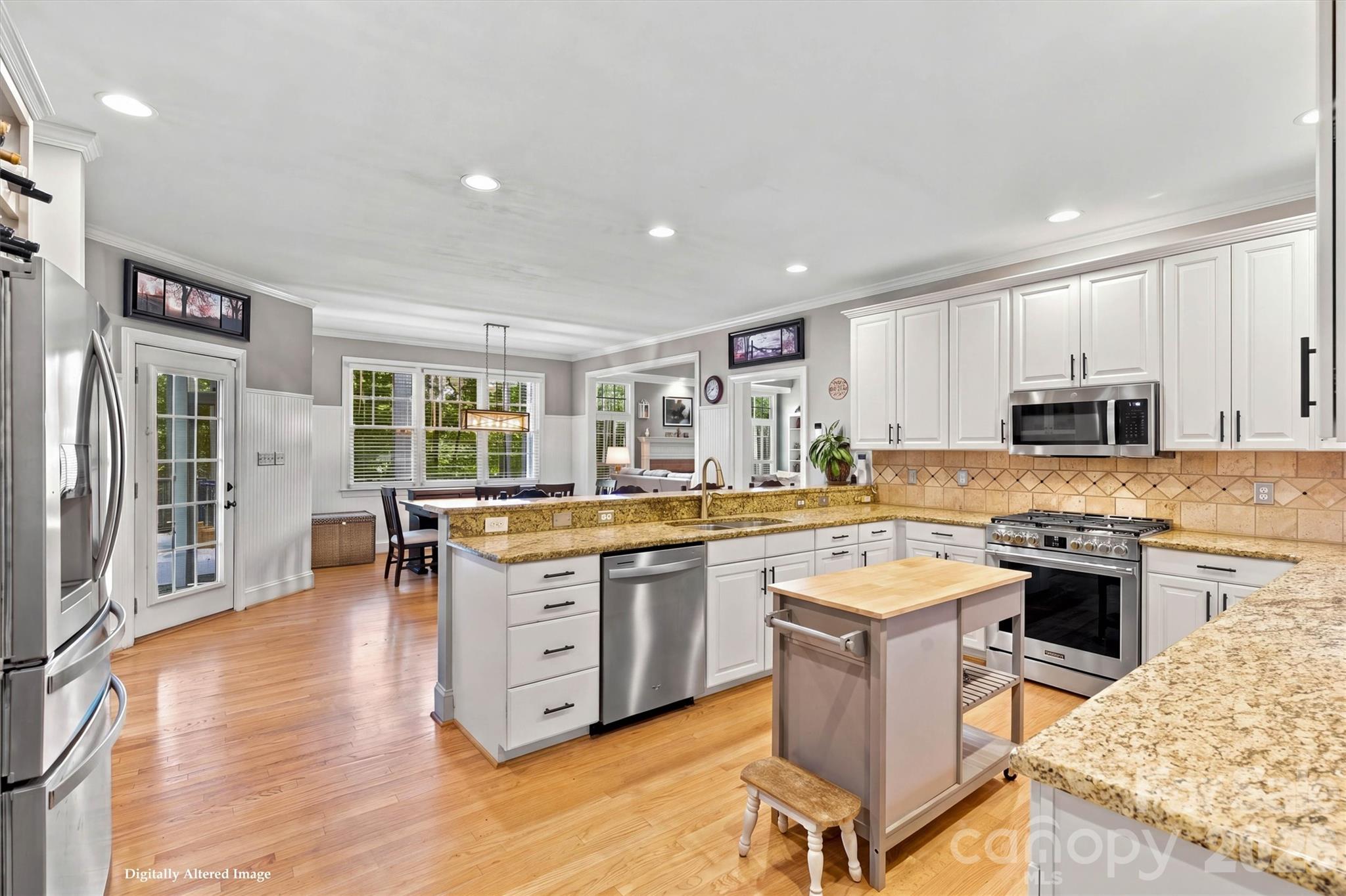 Virtually Enhanced with White Cabinets - 1733 Verdict Ridge Drive, Denver