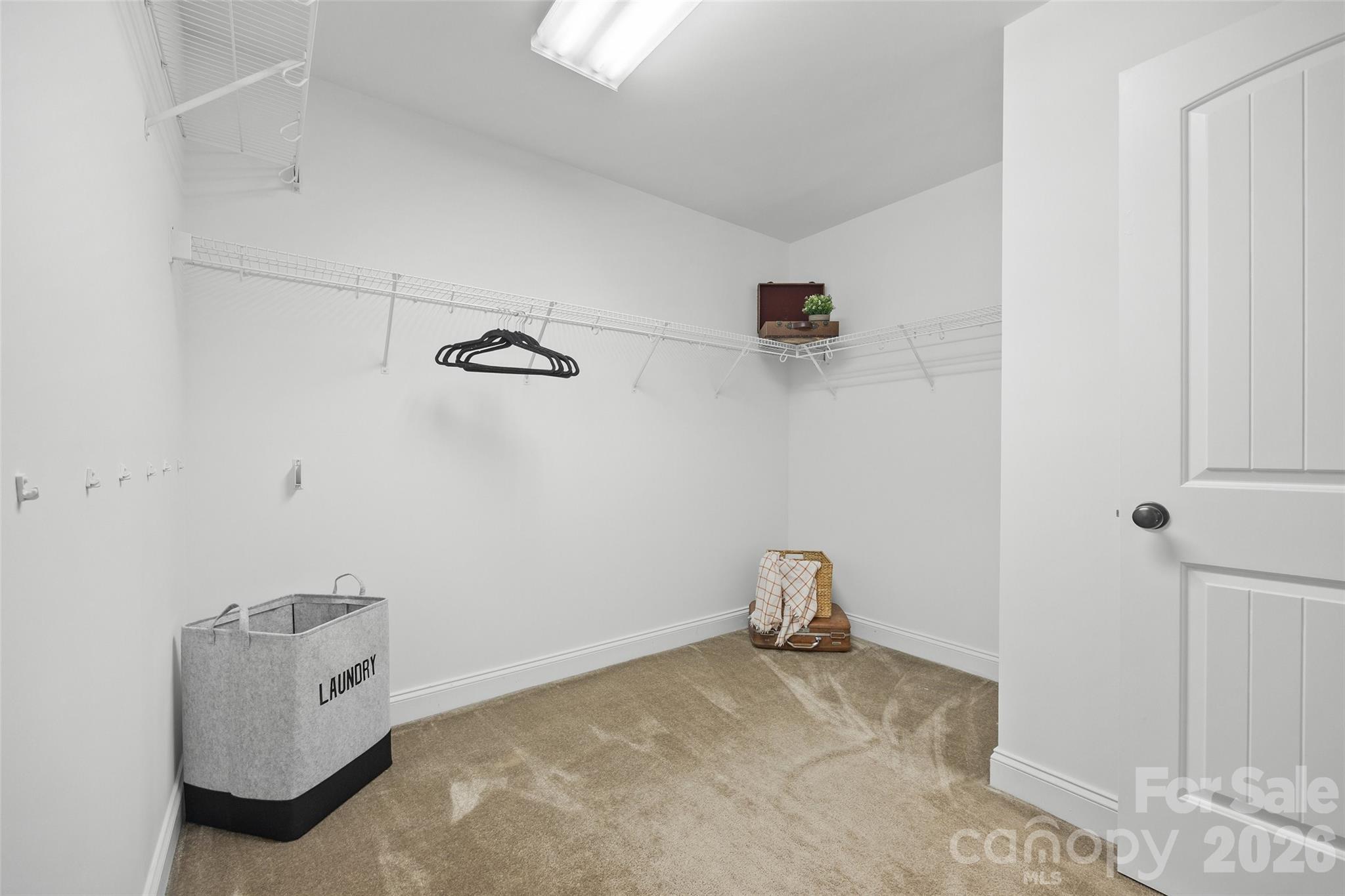 Large walk-in primary closet - 1312 Muirfield Court, Rock Hill