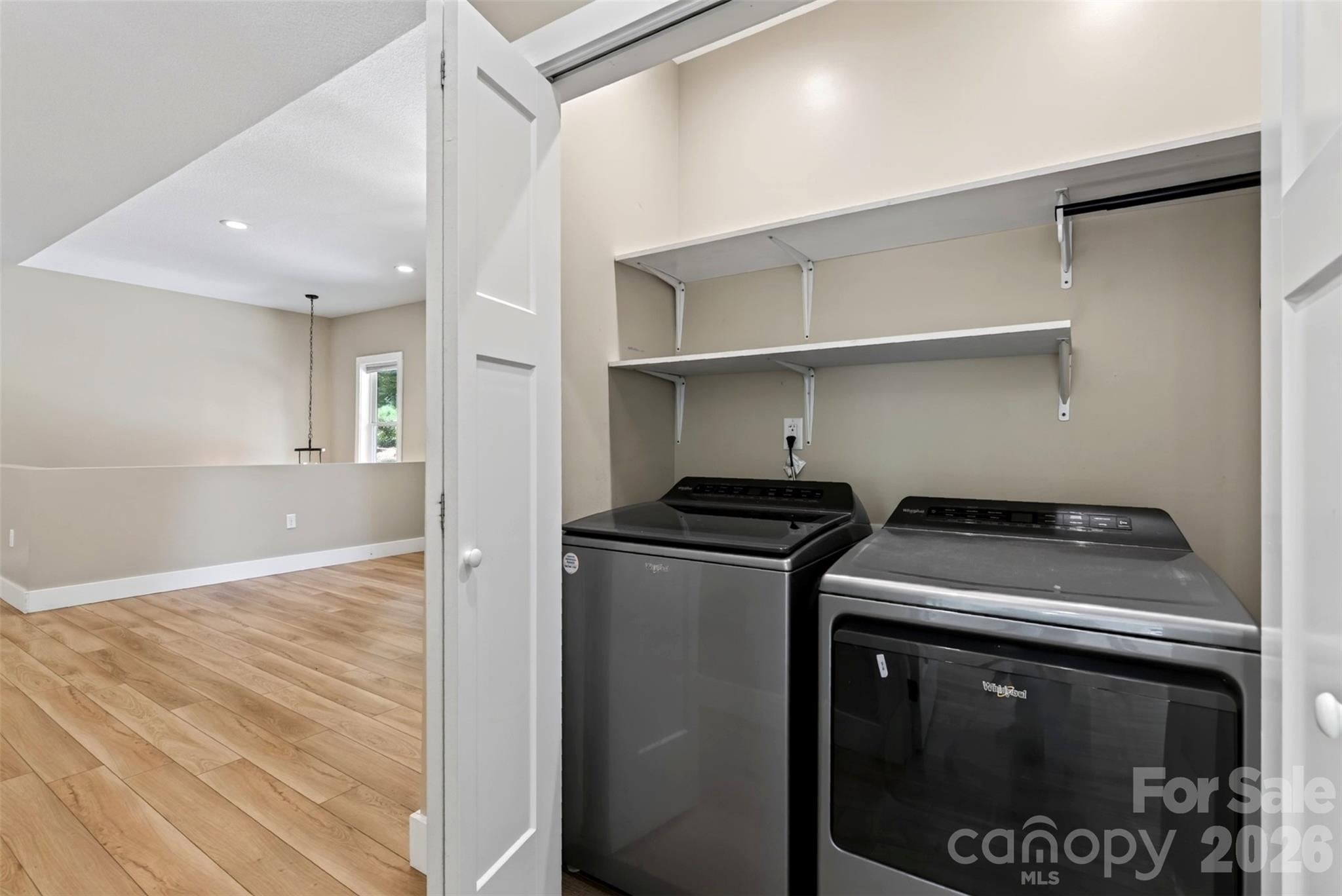 convenient washer/dryer on main level - 131 Ridge Road, Candler