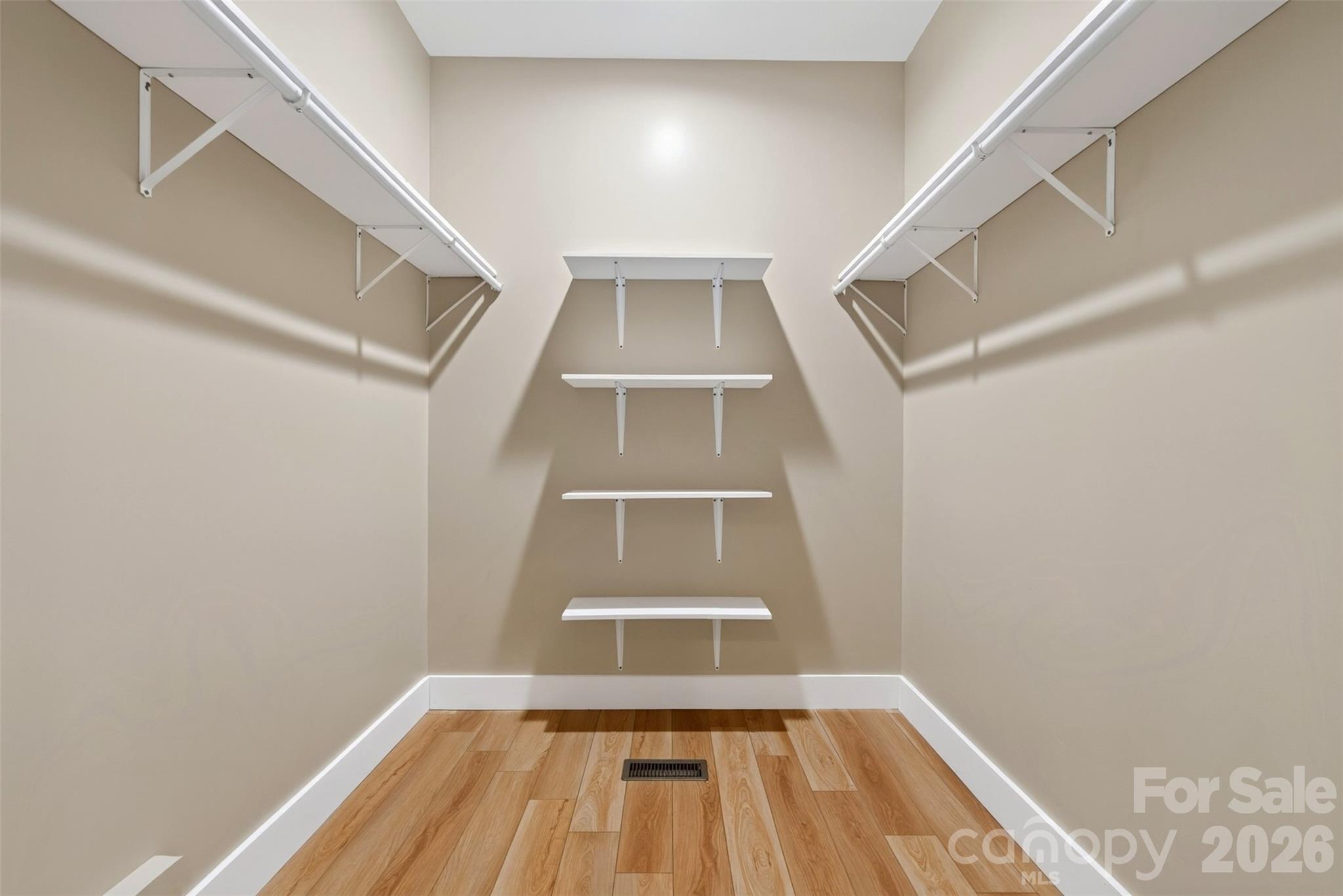 generous walk-in closet - 131 Ridge Road, Candler