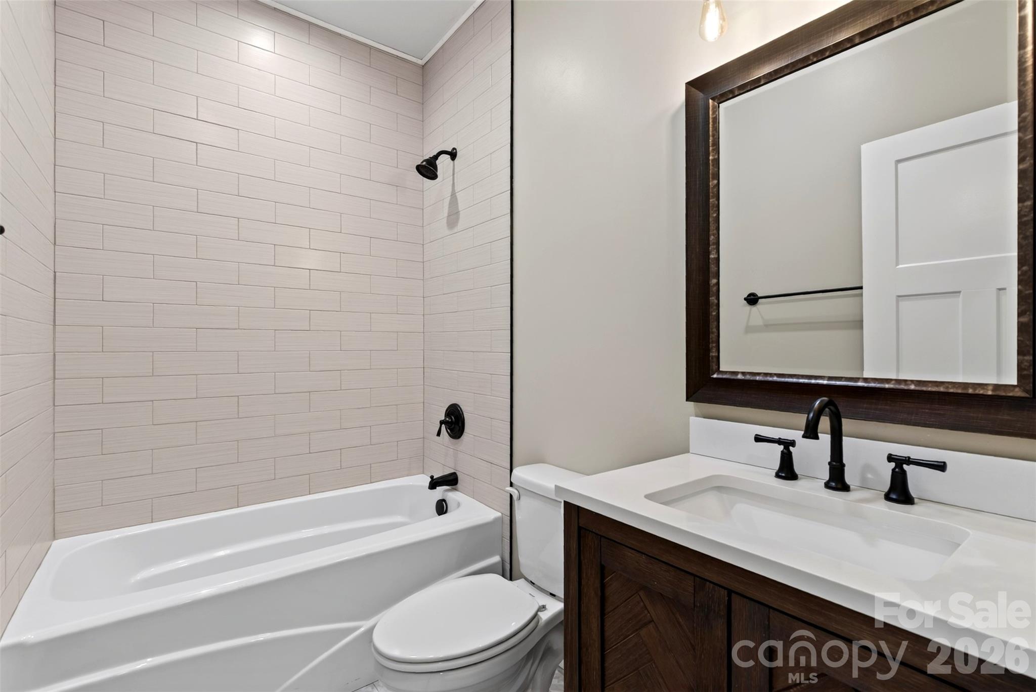 guest bathroom upstairs - 131 Ridge Road, Candler