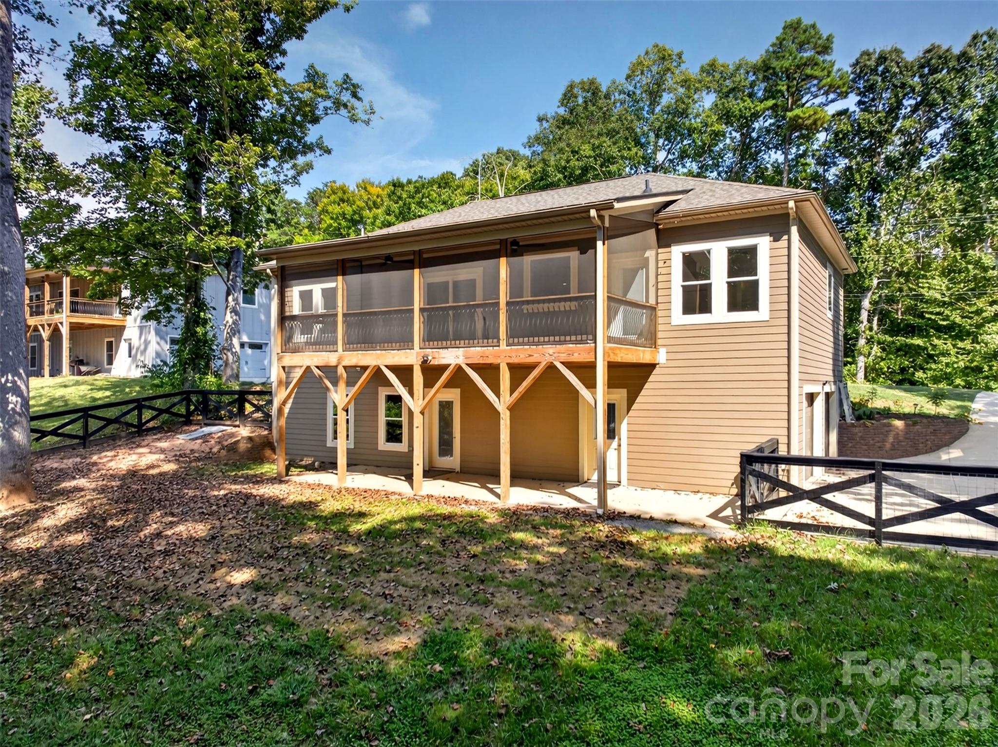 tranquil covered and screened-in porch - 131 Ridge Road, Candler