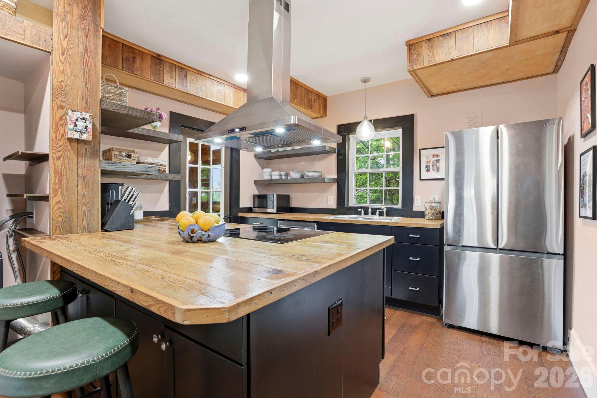 Updated kitchen - 60 Roberts Street, Asheville