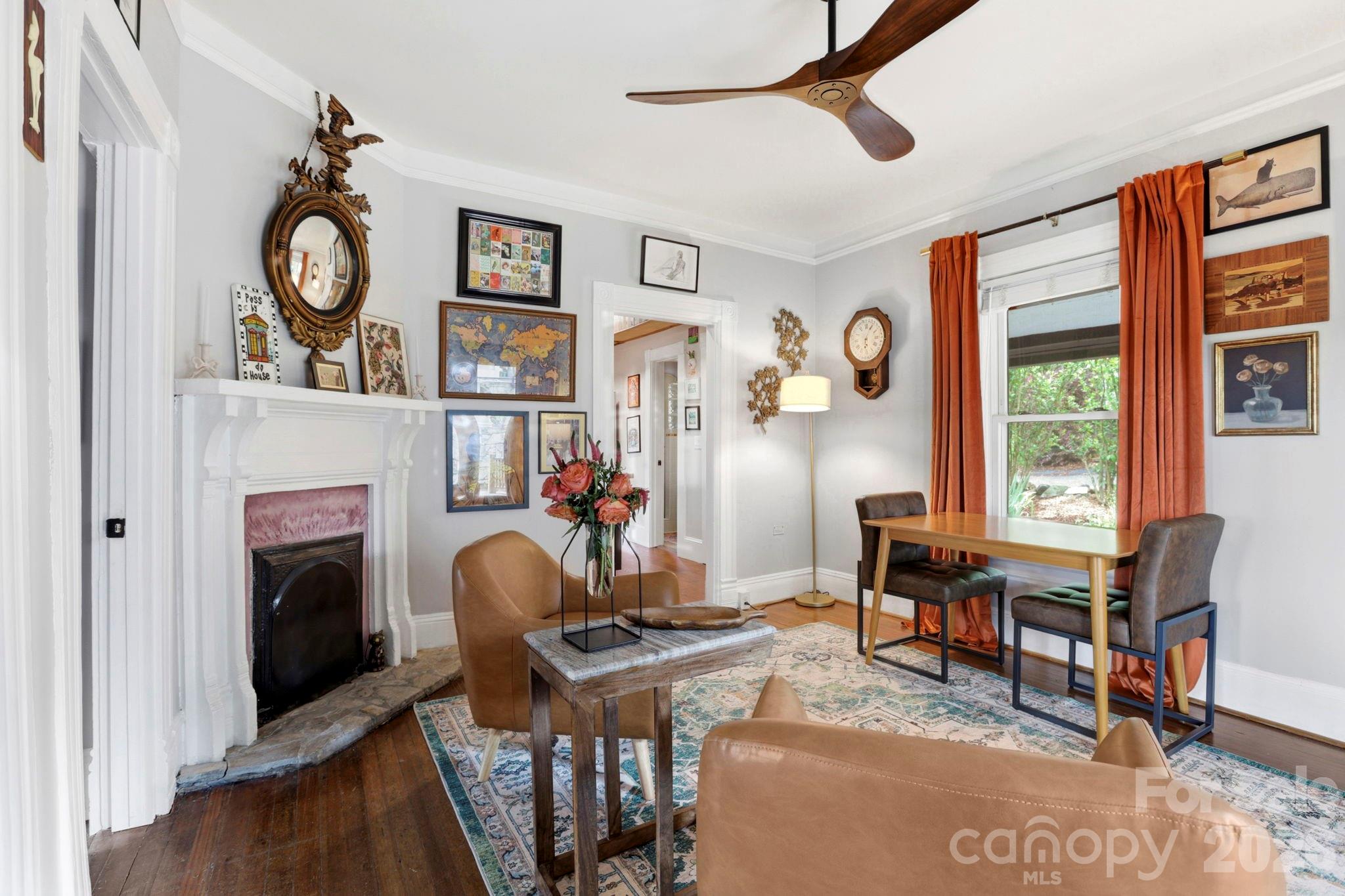 Living room - 60 Roberts Street, Asheville