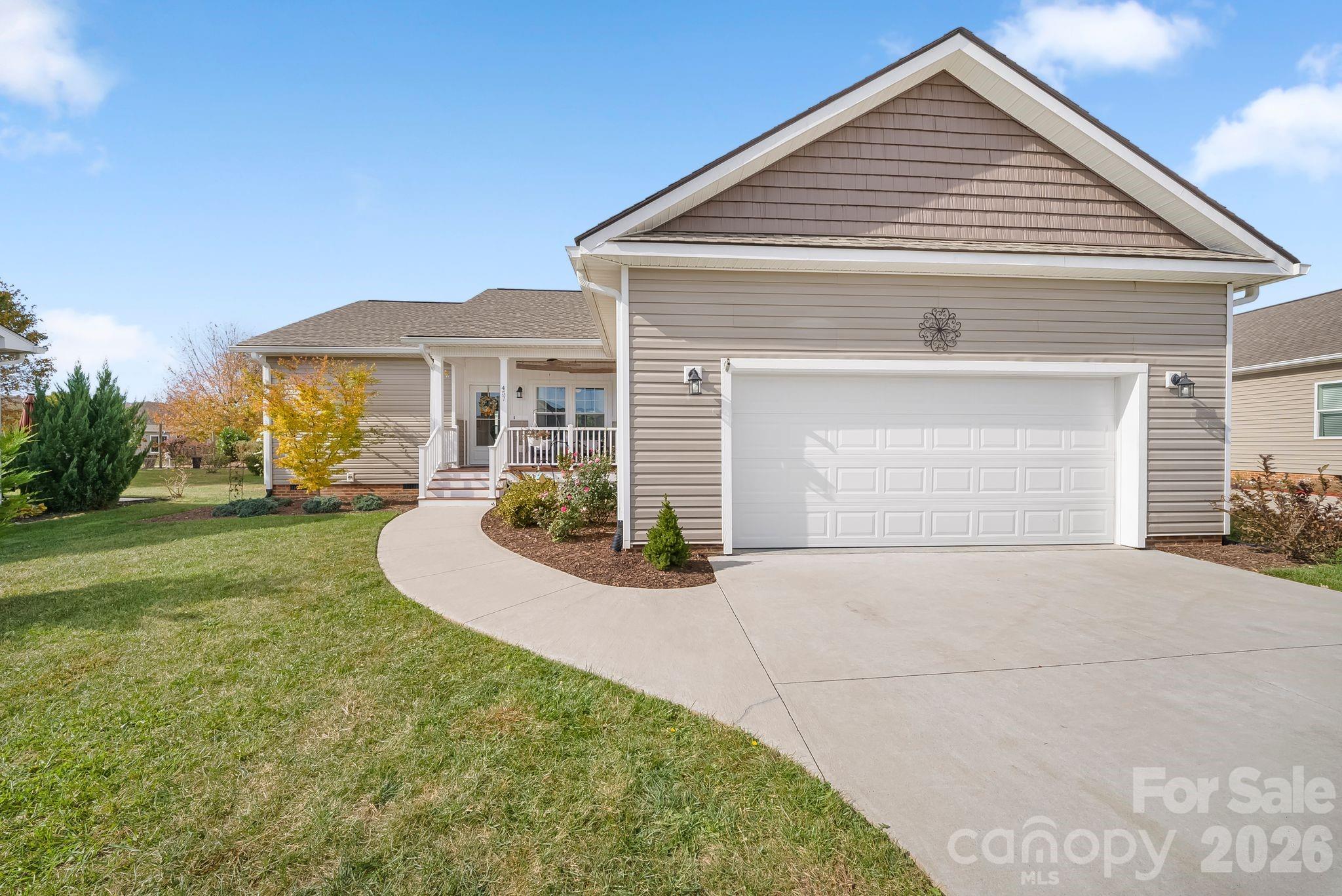 Built in 2021 | Stick-built | One-level living in Riverwind - 457 Riverwind Drive, Hendersonville