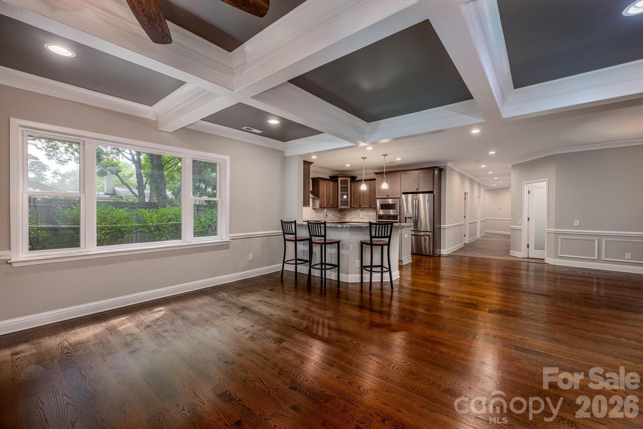Great Room Open to Kitchen and Dining Area - 519 Union Street S, Concord