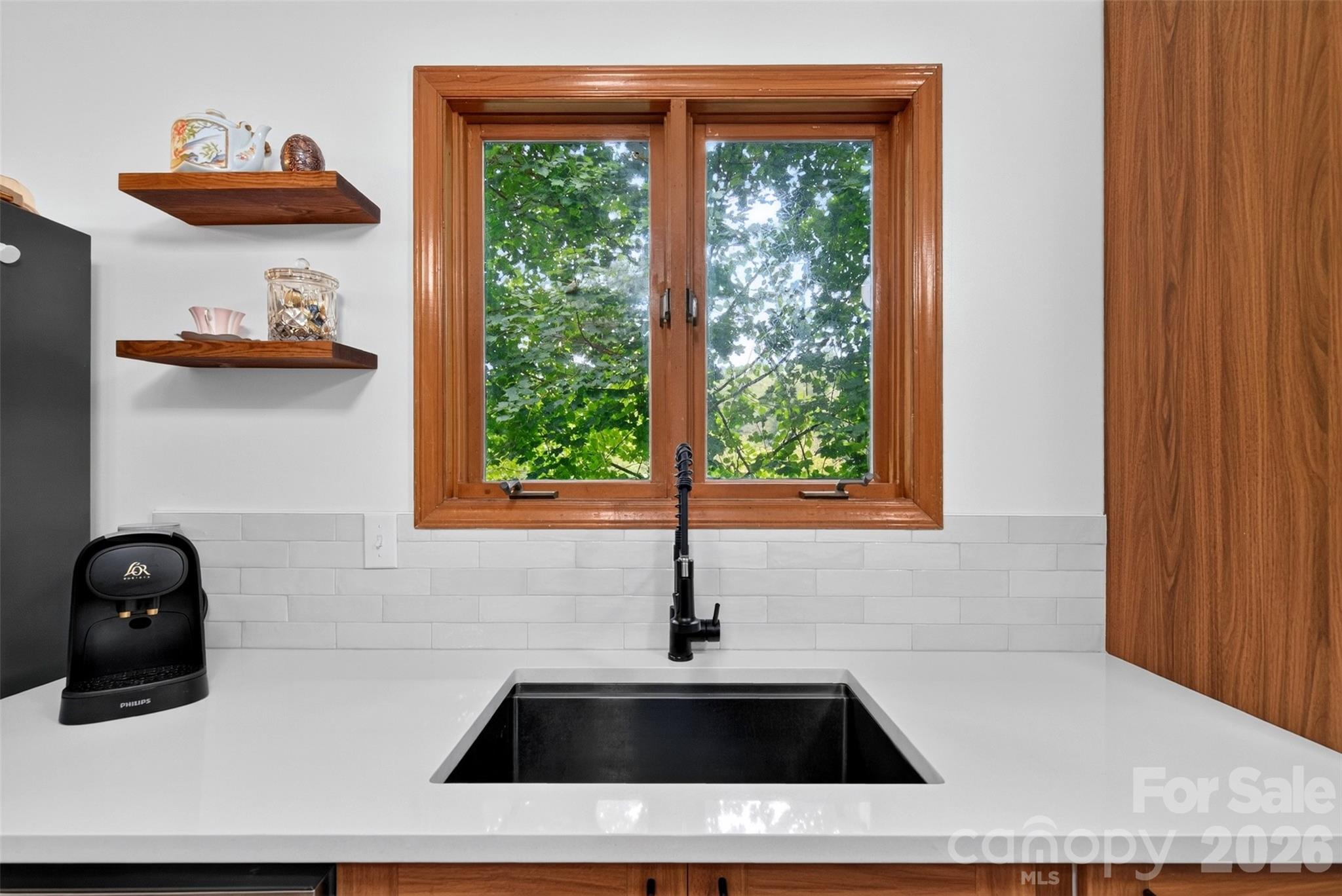 Take in nature from the kitchen window - 39 Spooks Branch Extension, Asheville
