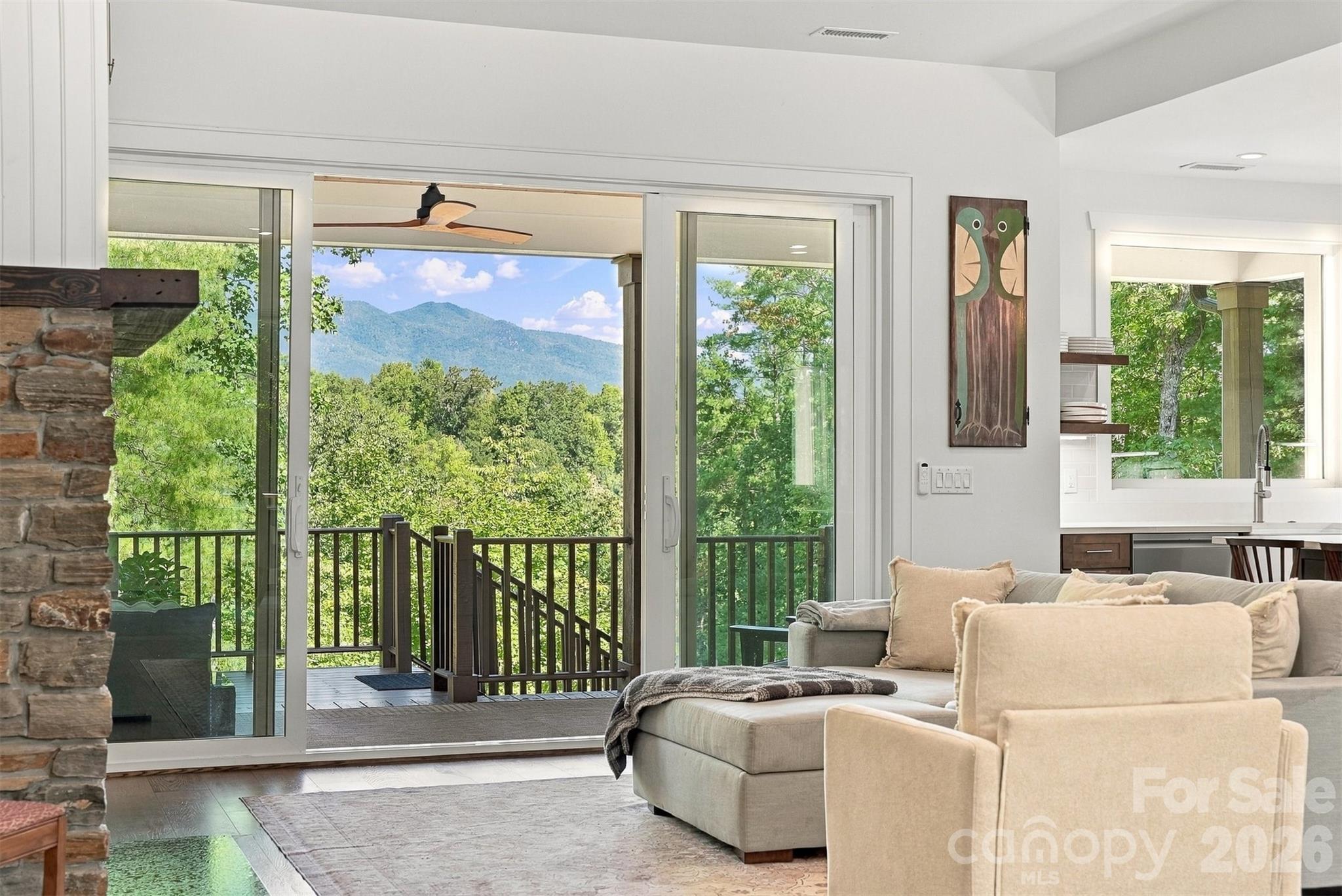 Mountain views from great room - 217 Sycamore Drive, Nebo
