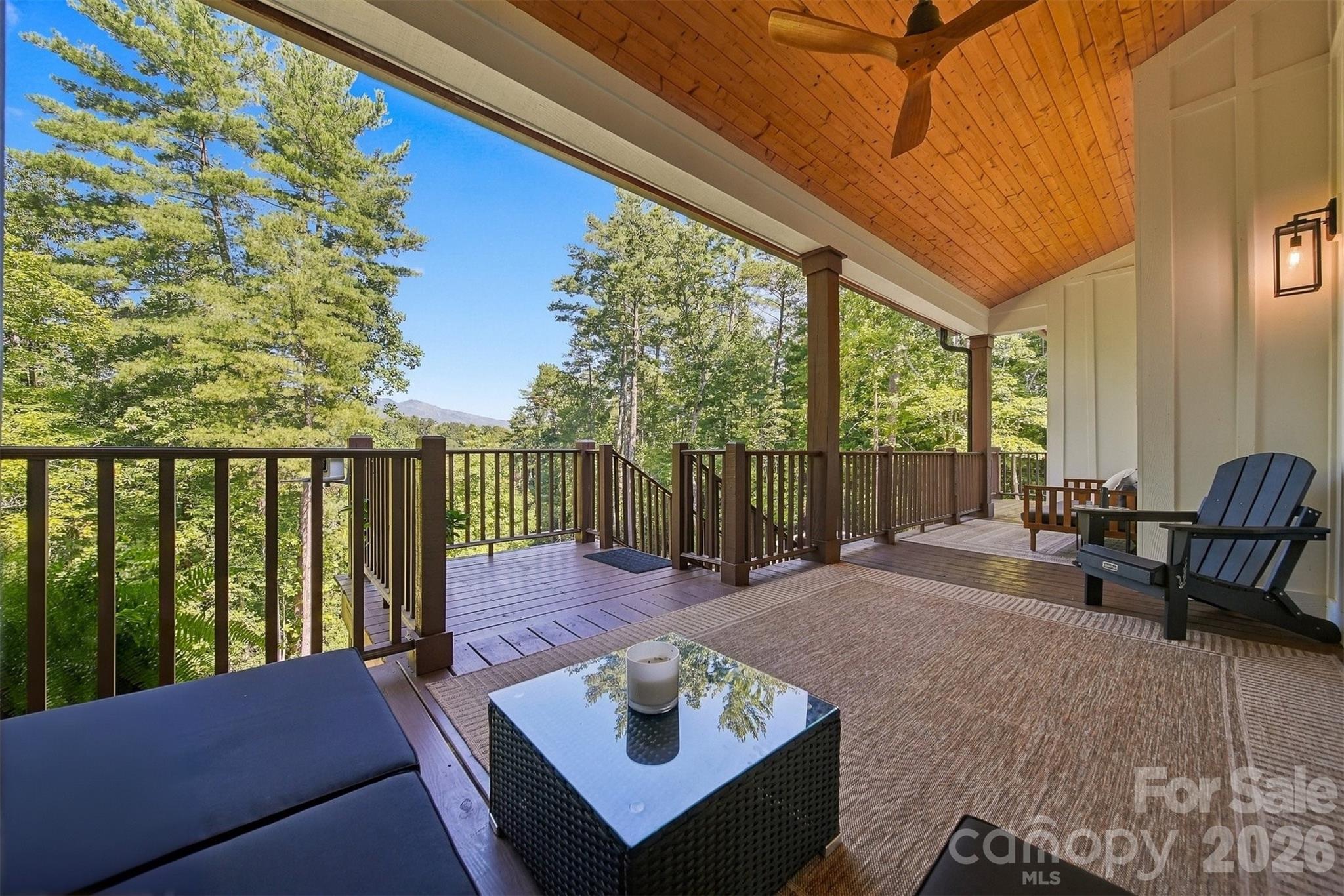 Mountain views from the deck - 217 Sycamore Drive, Nebo