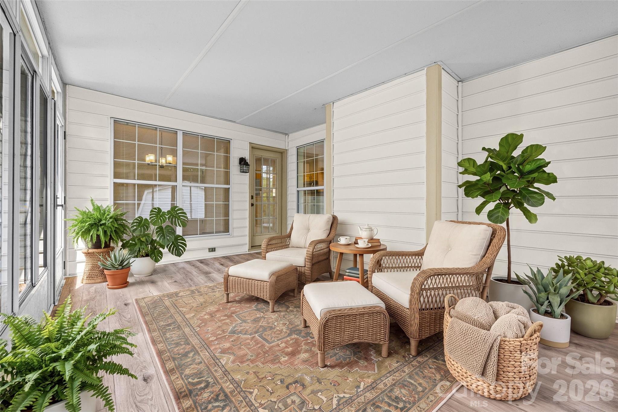 Virtually staged sunroom - 105 Lyman Oak Court, Fort Mill
