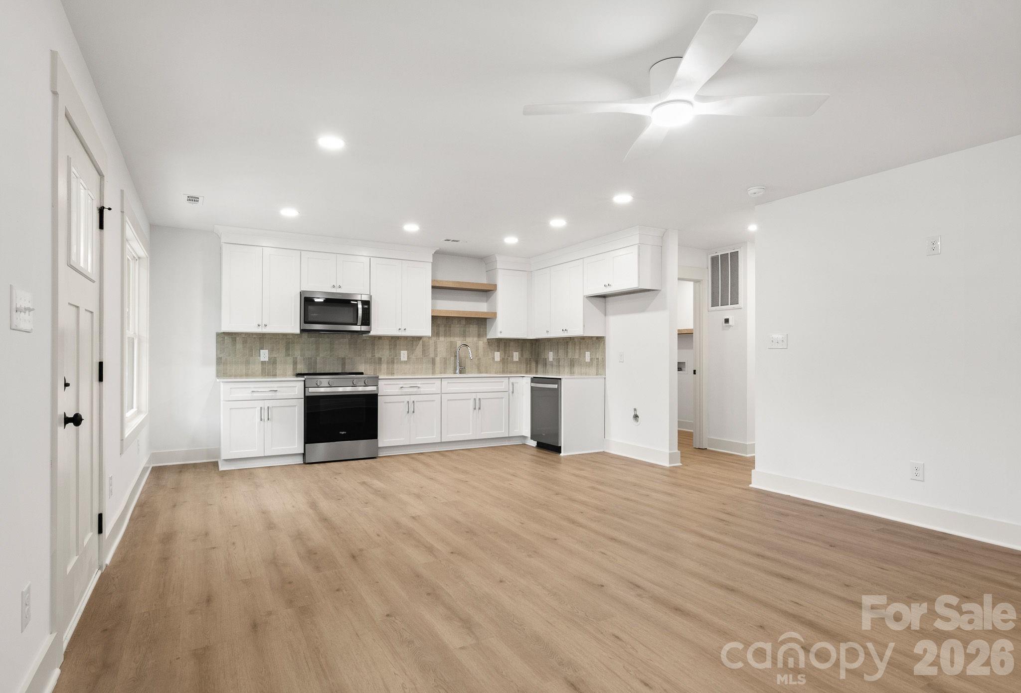 Living room + kitchen - 137 McCorkle Street, York