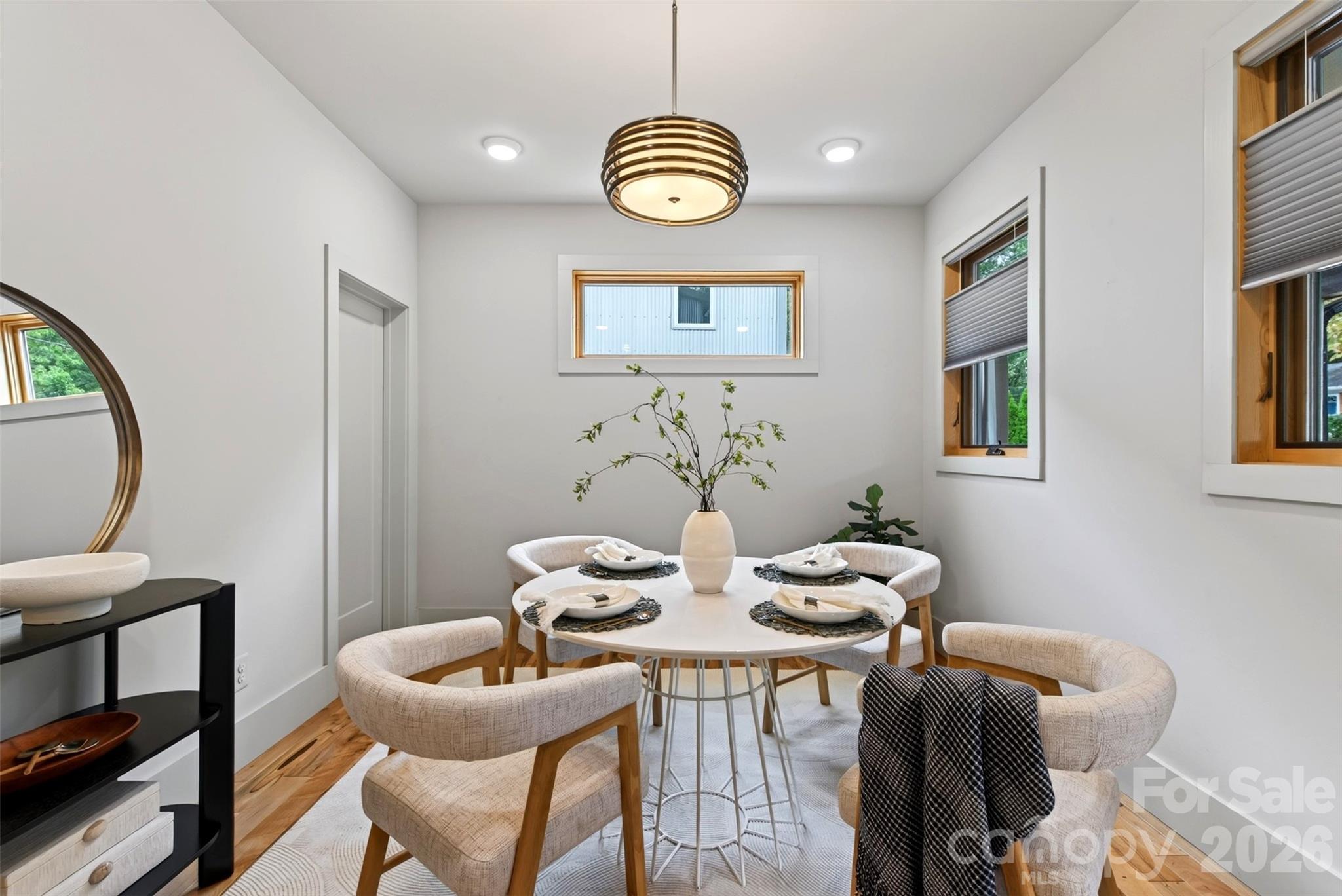 Dining Area gets Great Light - 18 Sulphur Springs Road, Asheville