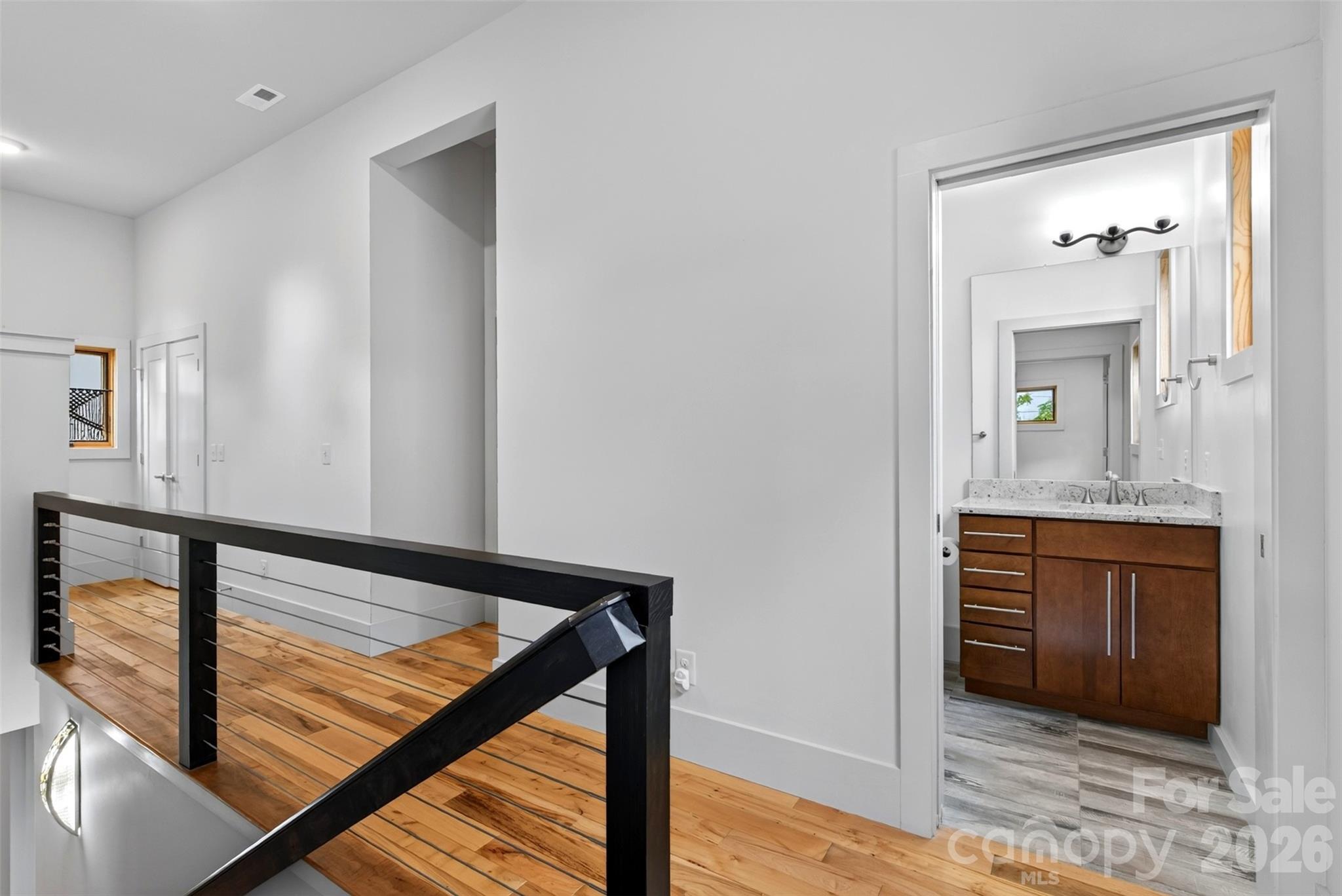 Upstairs Hallway to Bedrooms - 18 Sulphur Springs Road, Asheville