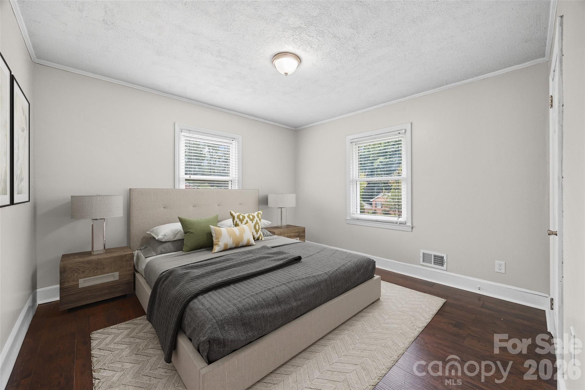 Virtually Staged Bedroom 2 - 726 Forest Drive, Gastonia