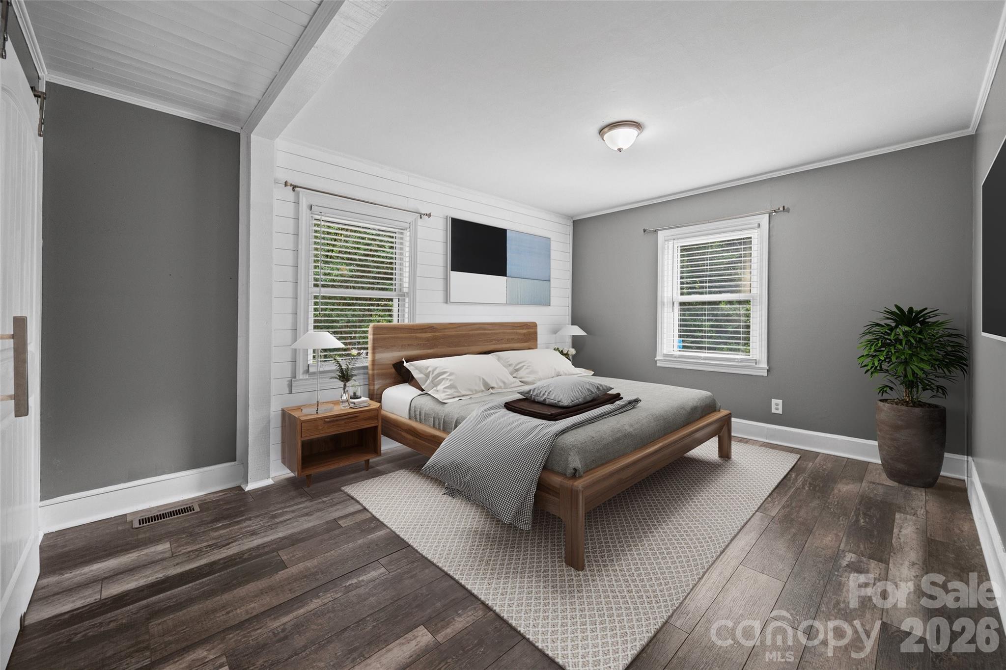 Virtually Staged Primary En Suite - 726 Forest Drive, Gastonia