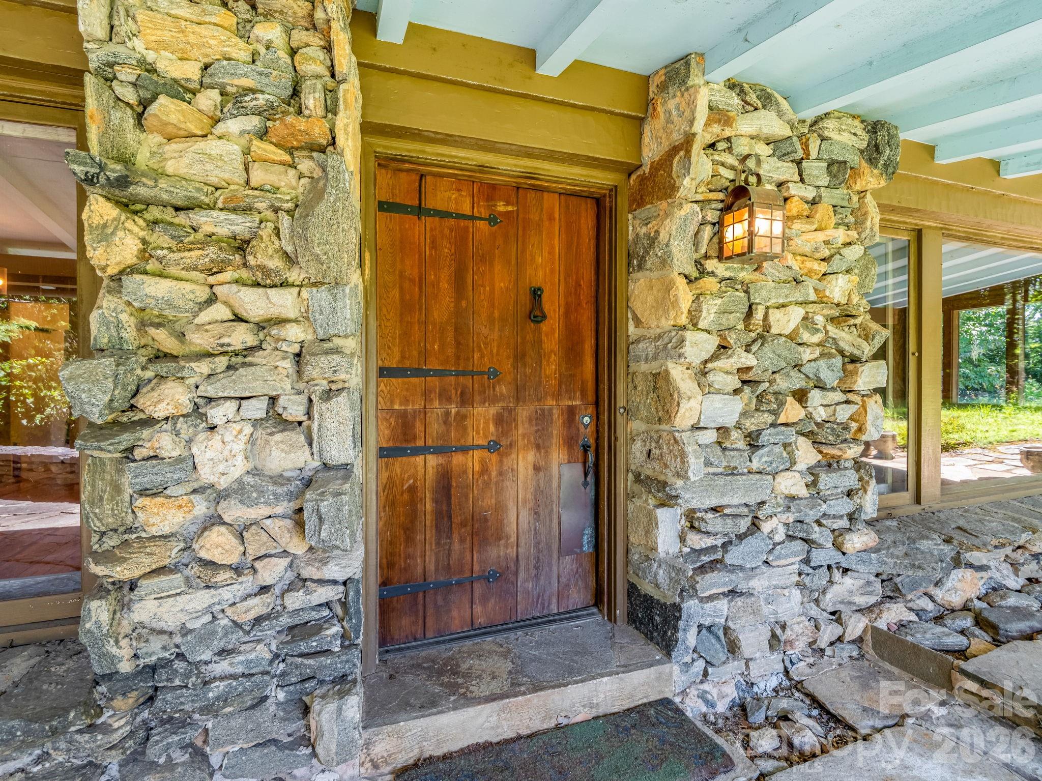 Front door - 145 Stone Hedge Lane, Tryon