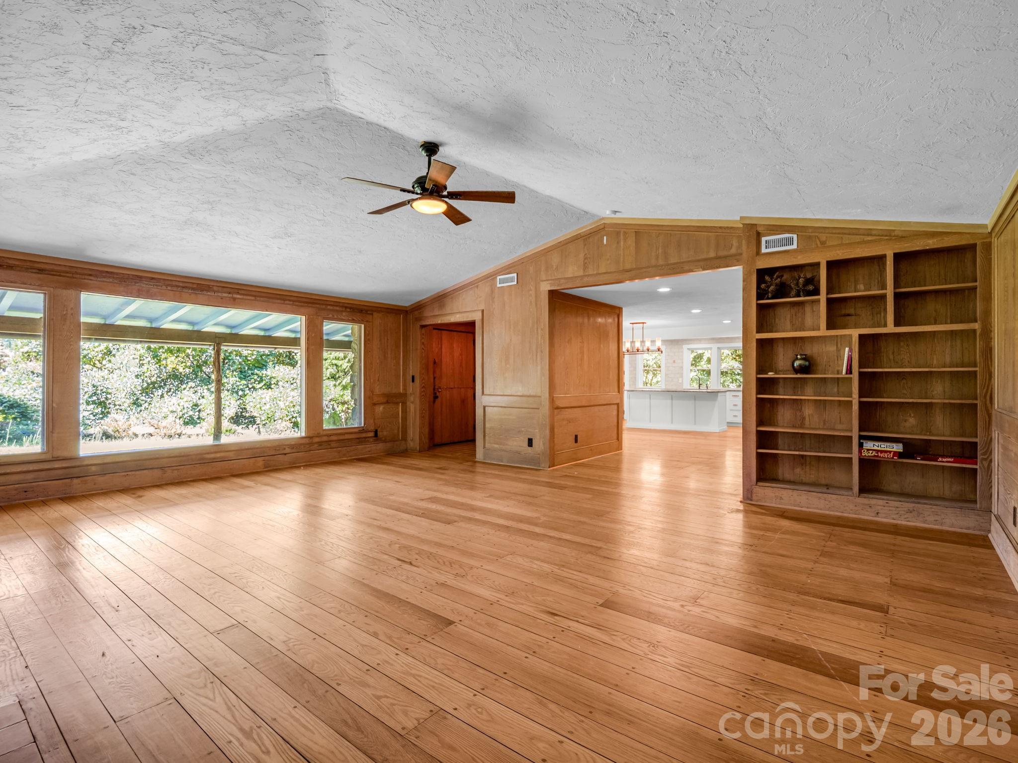 Looking back towards the dining area and kitchen - 145 Stone Hedge Lane, Tryon