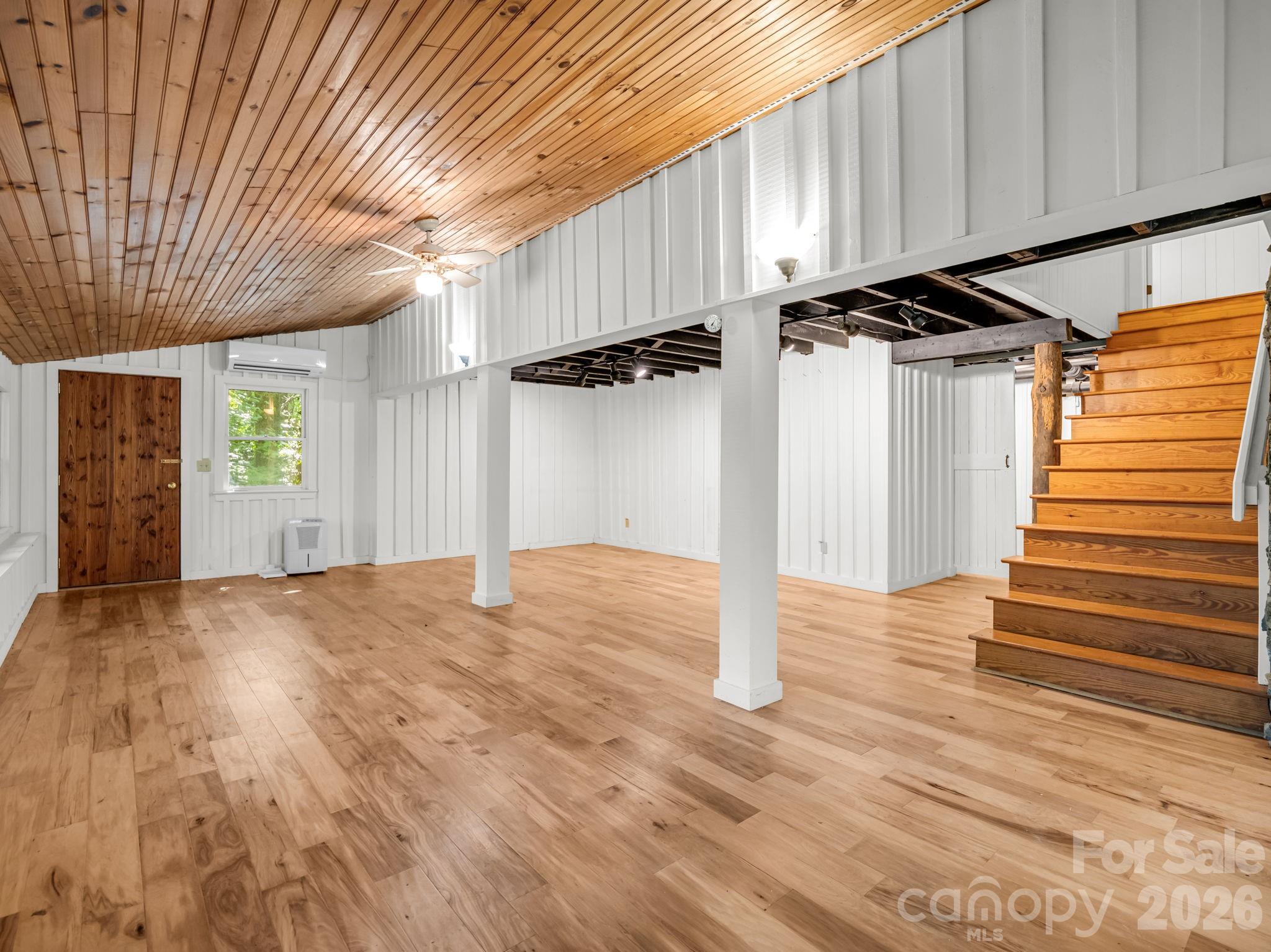 Basement family room and flex space - 145 Stone Hedge Lane, Tryon