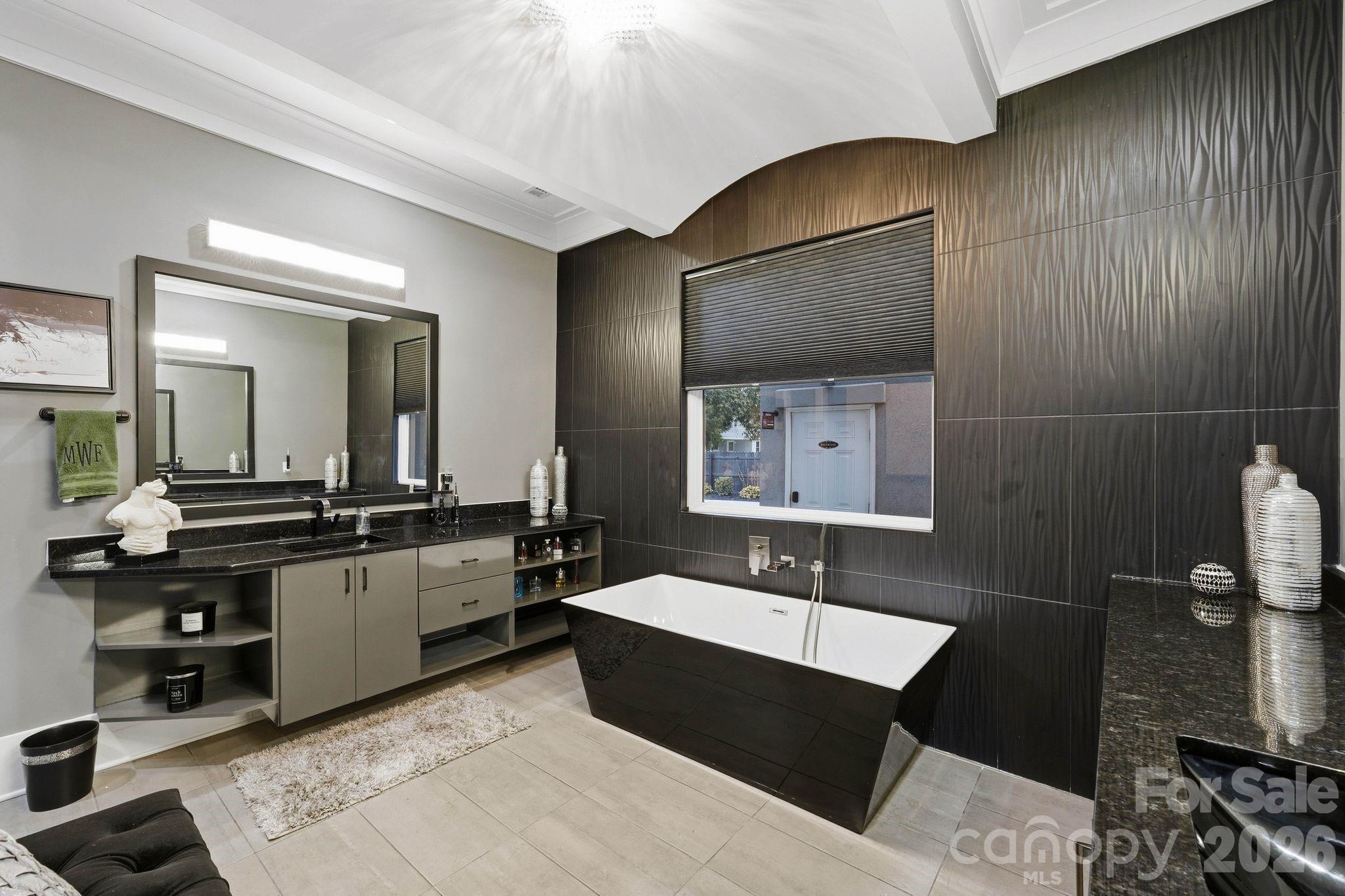 Spa Like Bathroom in Owners Suite - 15700 Youngblood Road, Charlotte