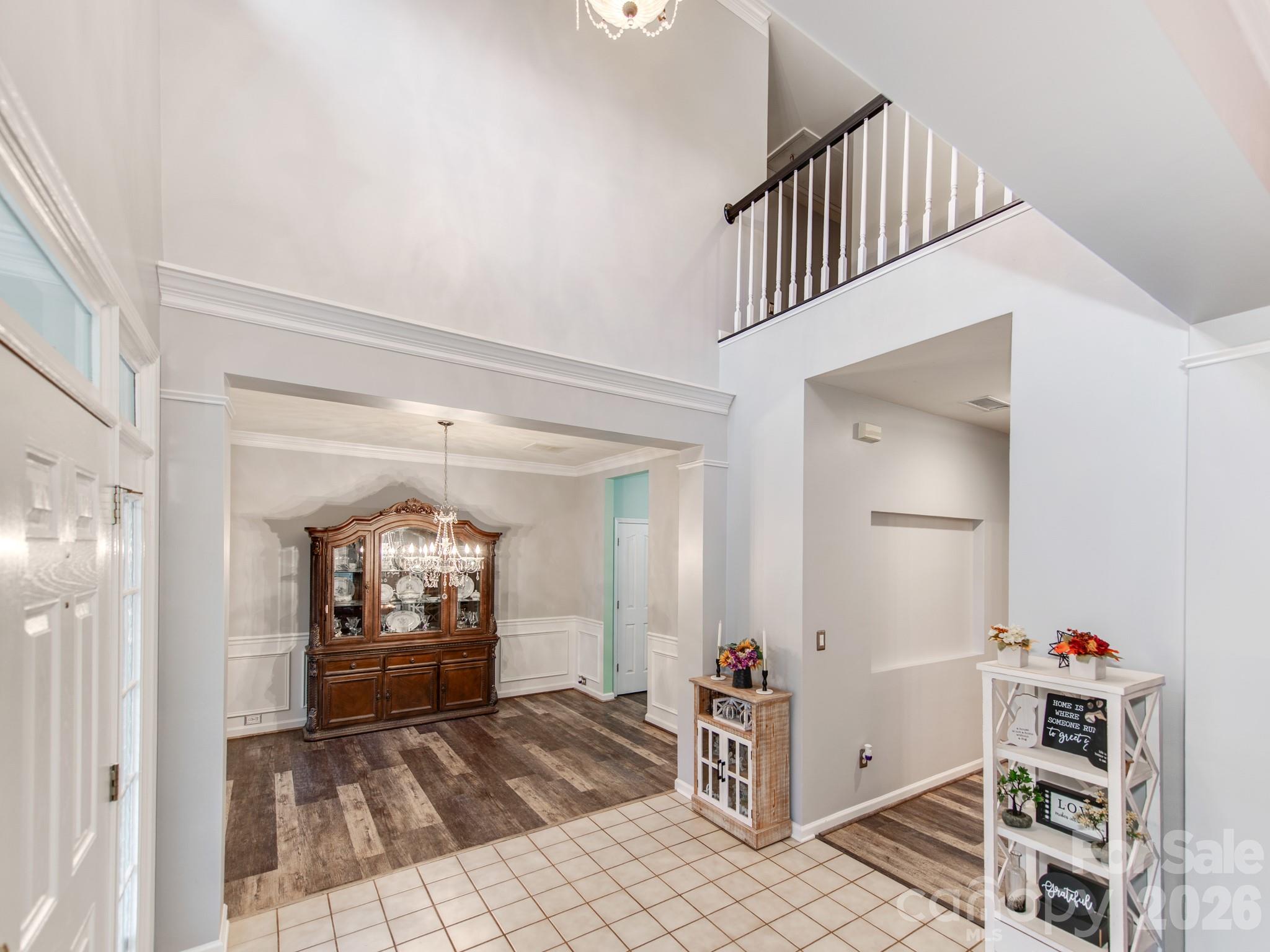 2 story foyer - 7313 Hannah Alexander Lane, Mint Hill