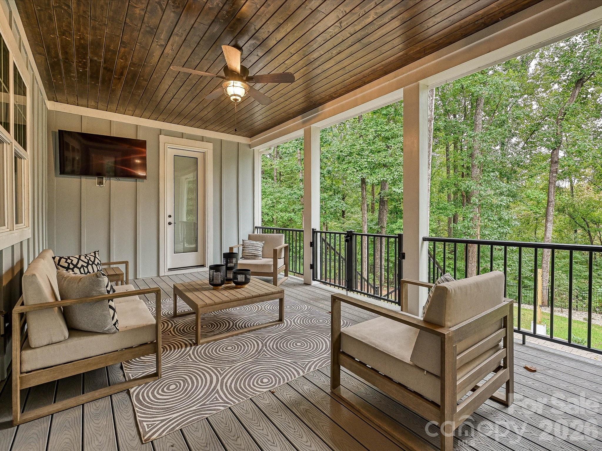Deck/Covered Porch - 138 Waterbury Drive, Mooresville