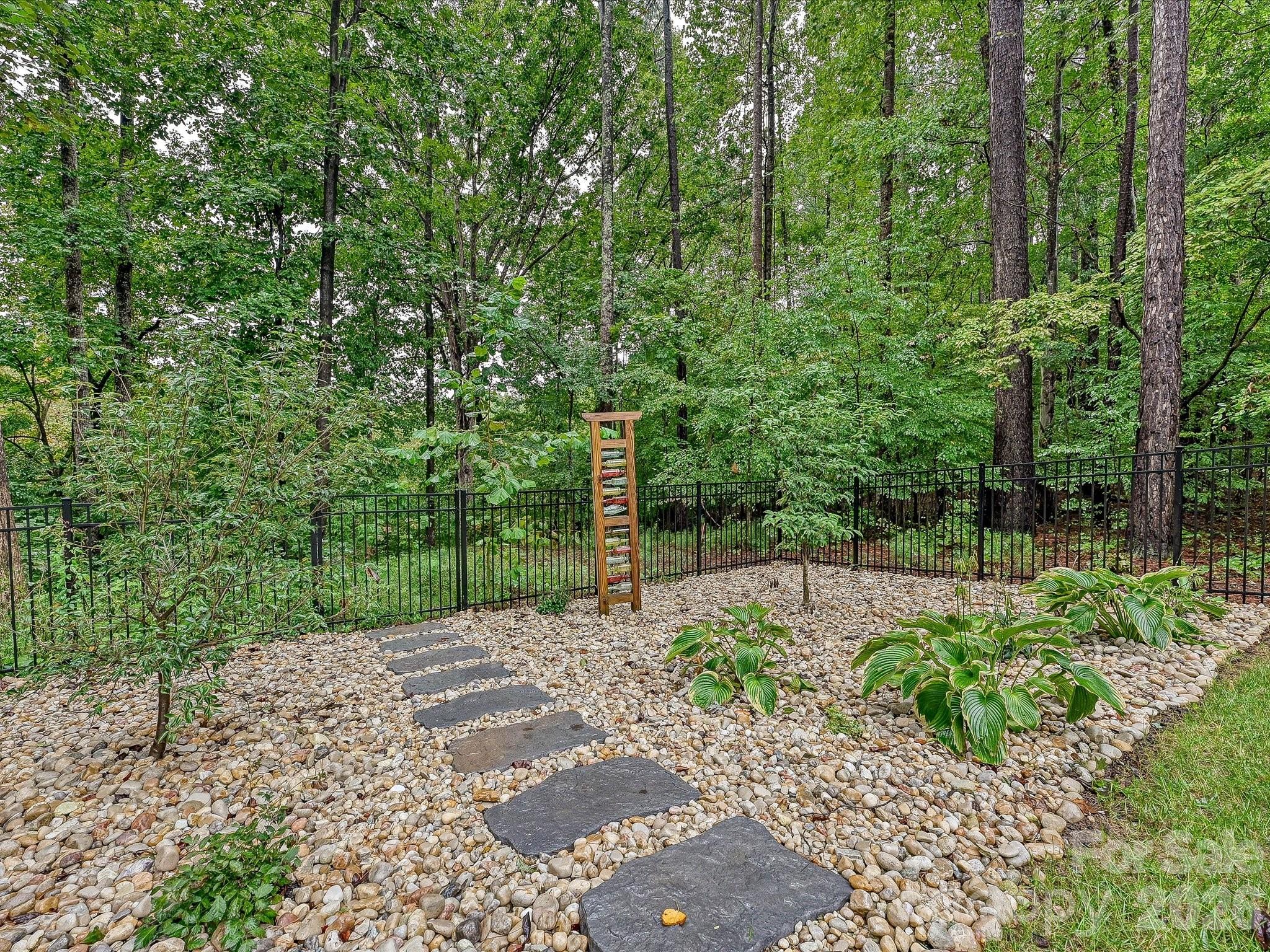 Backyard - 138 Waterbury Drive, Mooresville