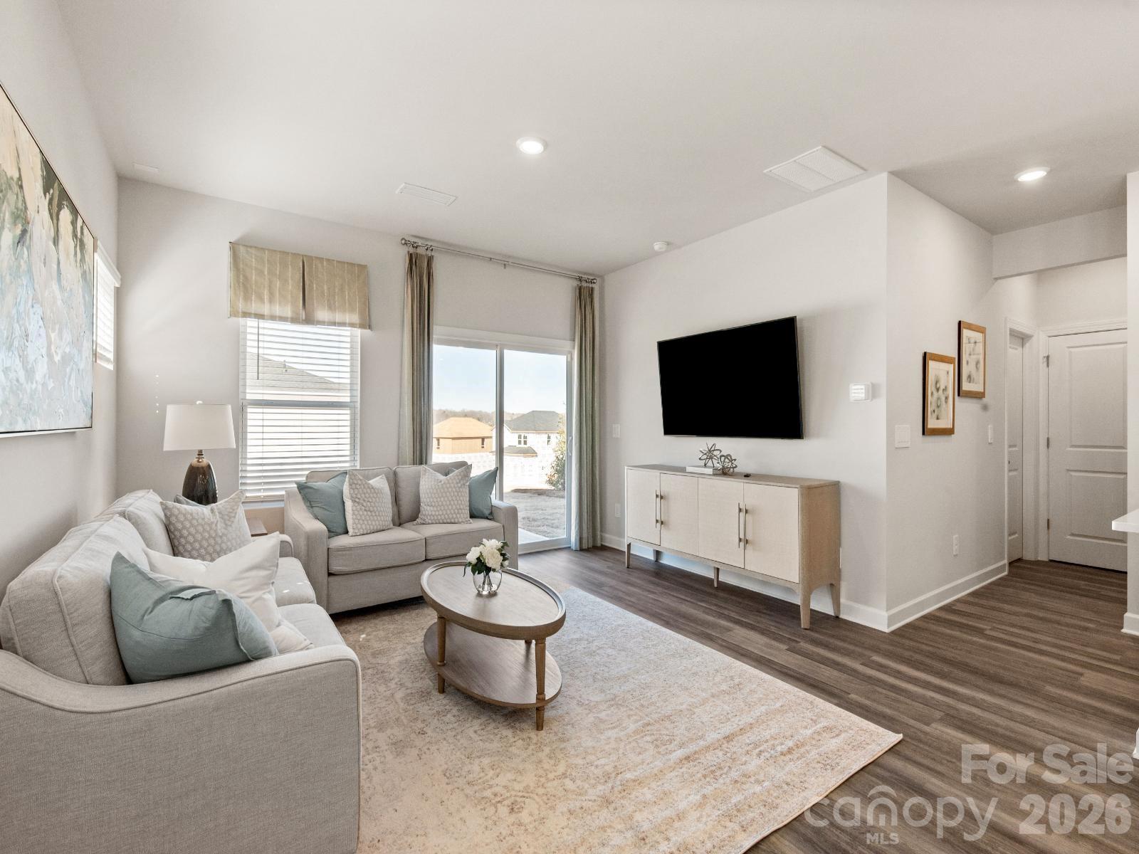 Photo is not of the actual home, but is an inspirational photo of builder’s model home and may depict options, furnishings, and/or decorator features that are not included - 12640 Russellwood Lane, Charlotte