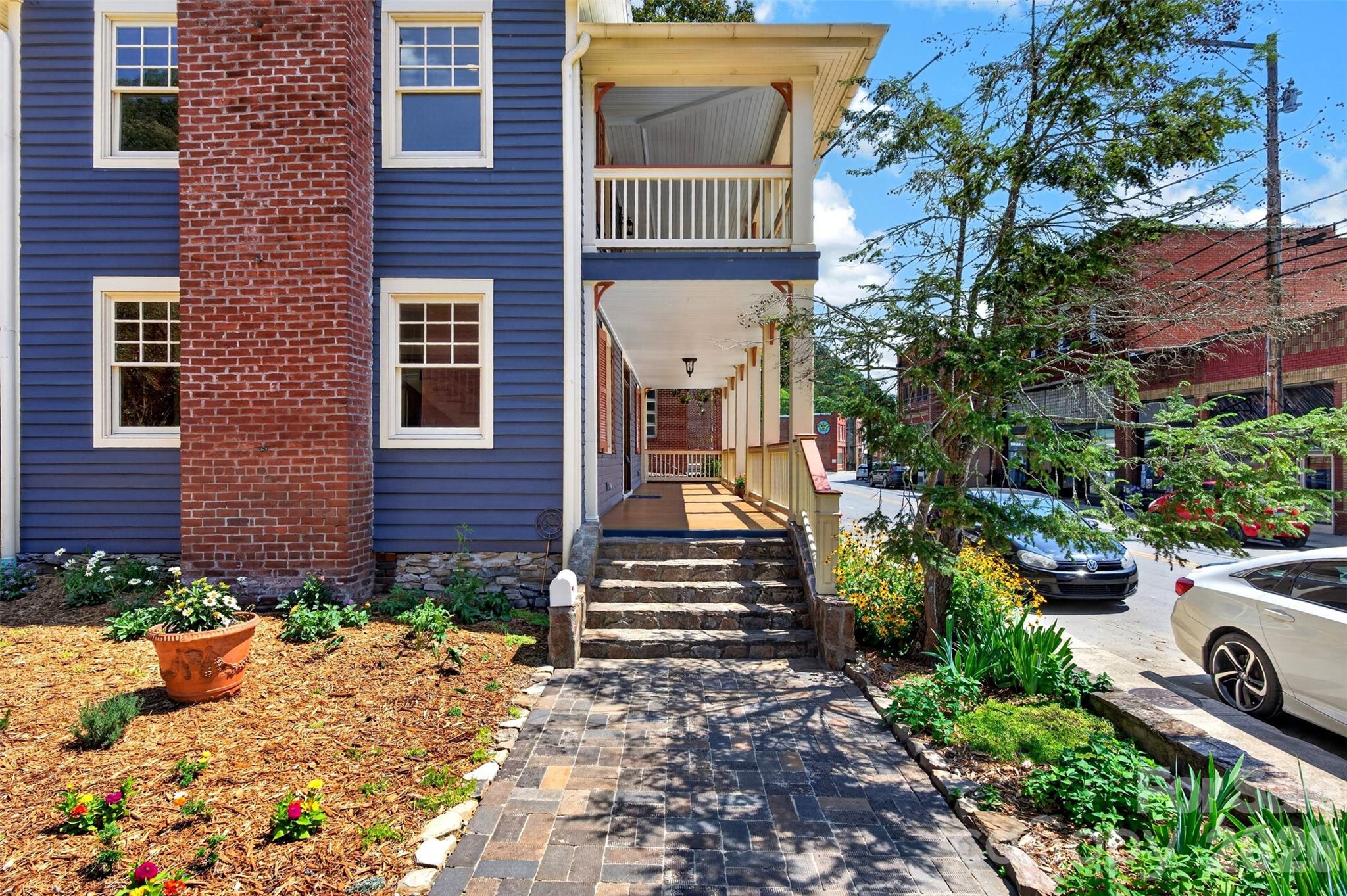 Refurbished Upper & Lower Porches w/New Porch Flooring - 39 S Main Street, Marshall