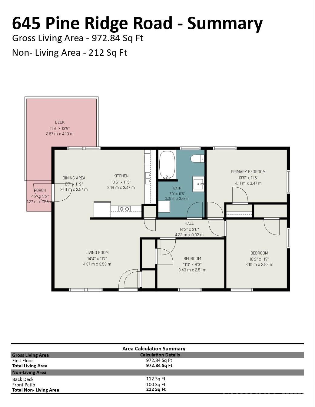 Floorplan - 645 Pine Ridge Road, Chester