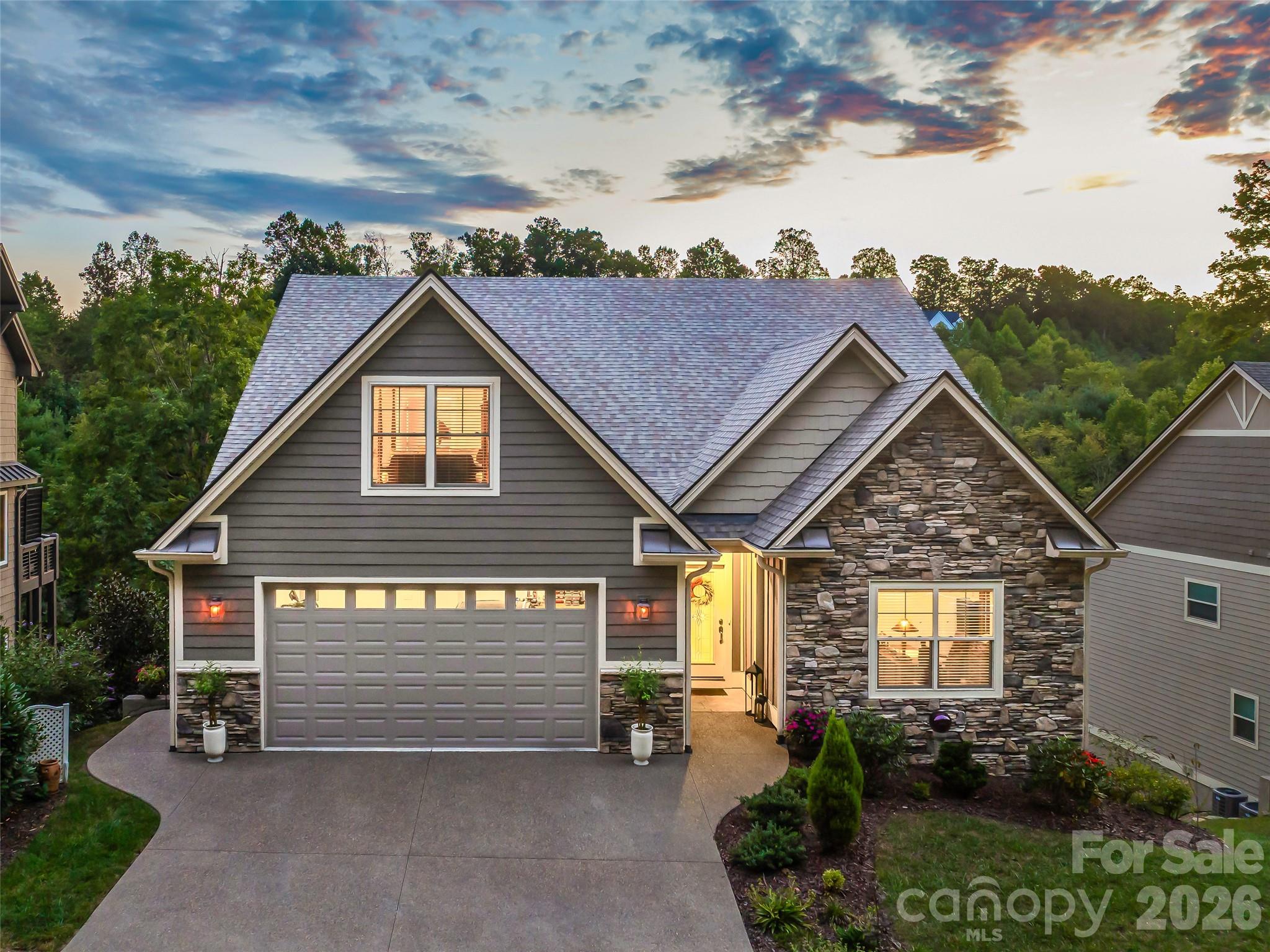 2 car garage and 2 additional driveway spots. Main level living - 158 Narrows Run Loop, Hendersonville