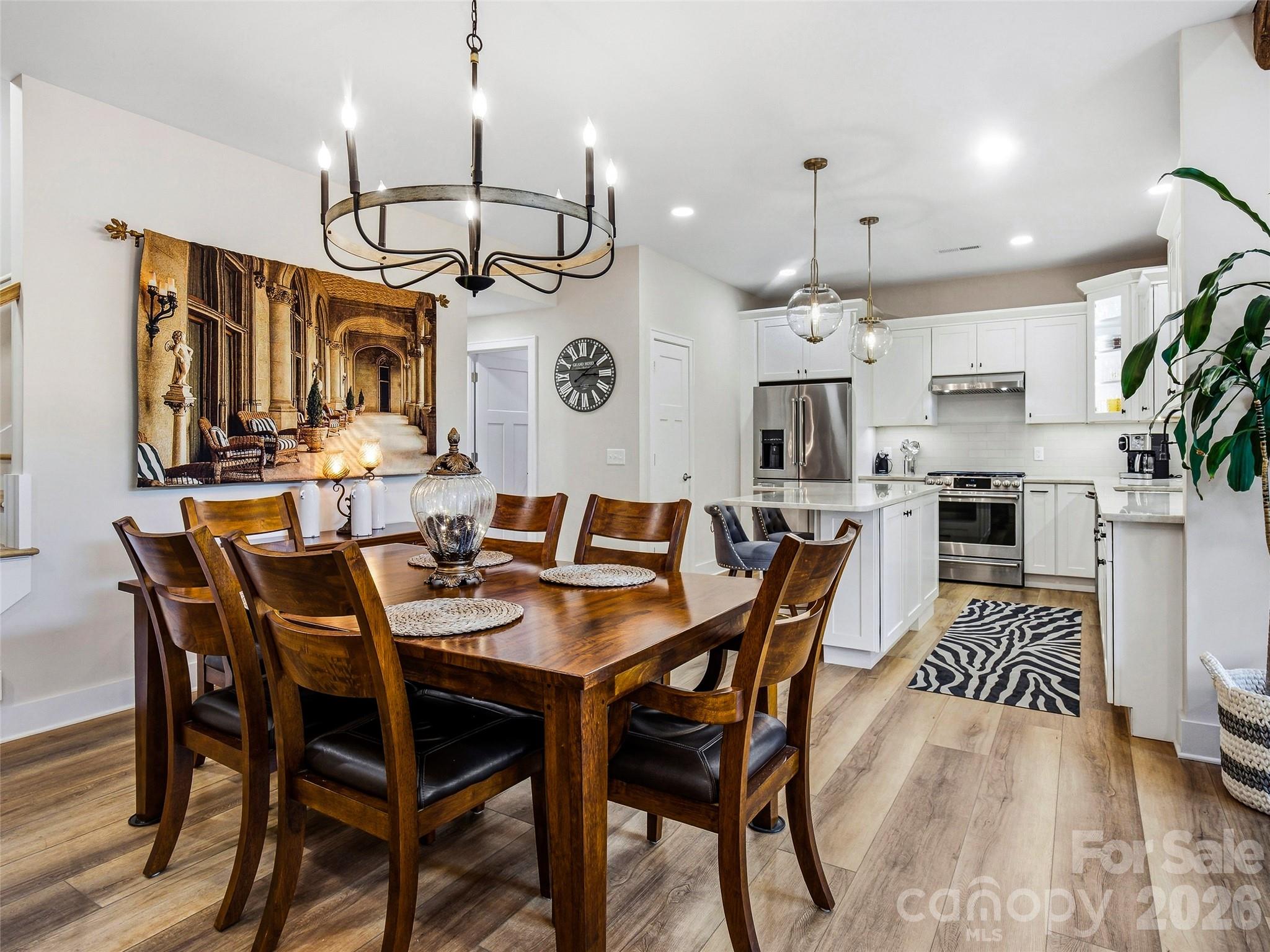 Dining room, open concept - 158 Narrows Run Loop, Hendersonville