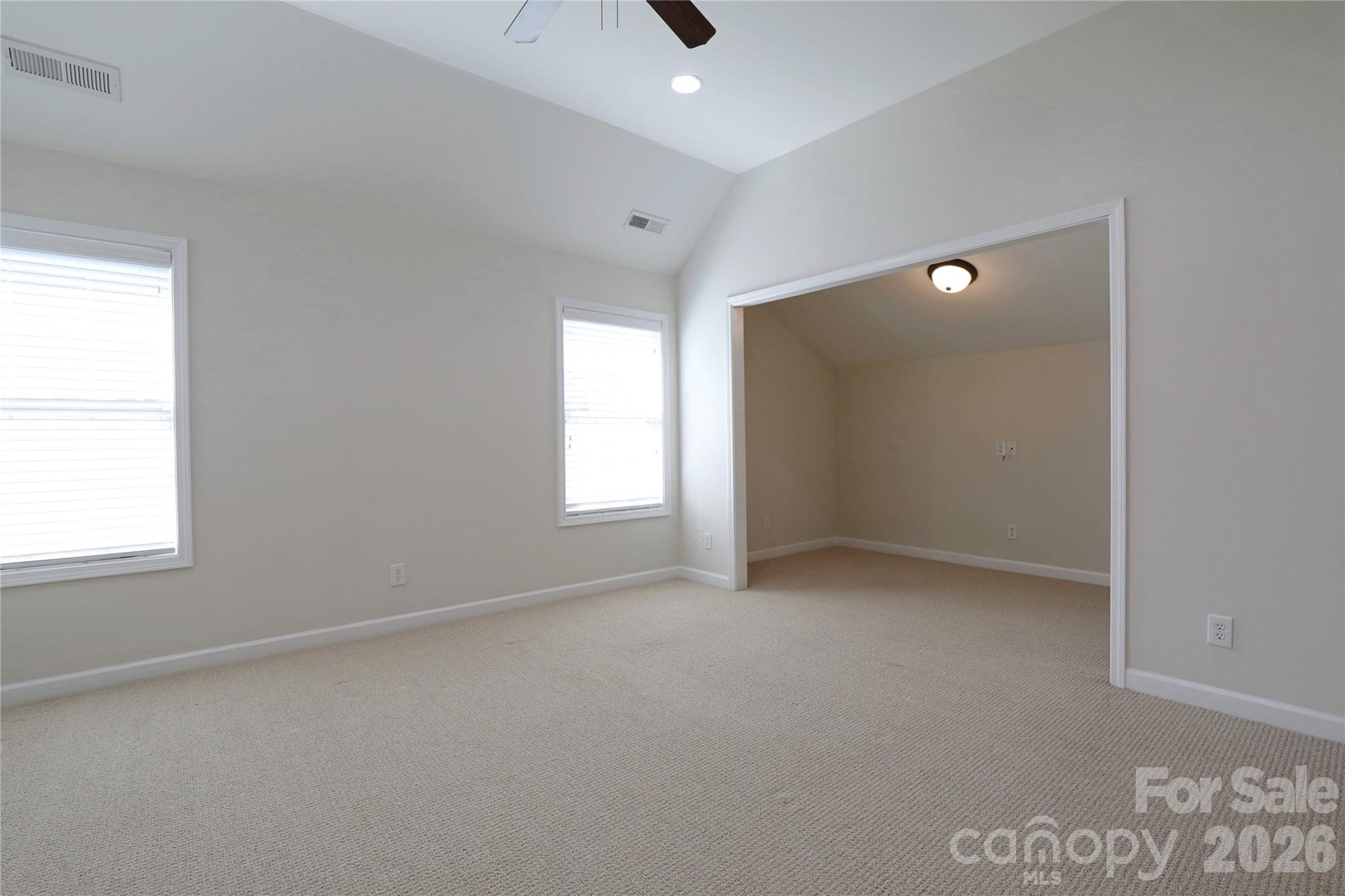 Loft nook offers a perfect place to tuck away the TV, craft room, or walk in storage area - 18465 E Marbella Lane, Fort Mill