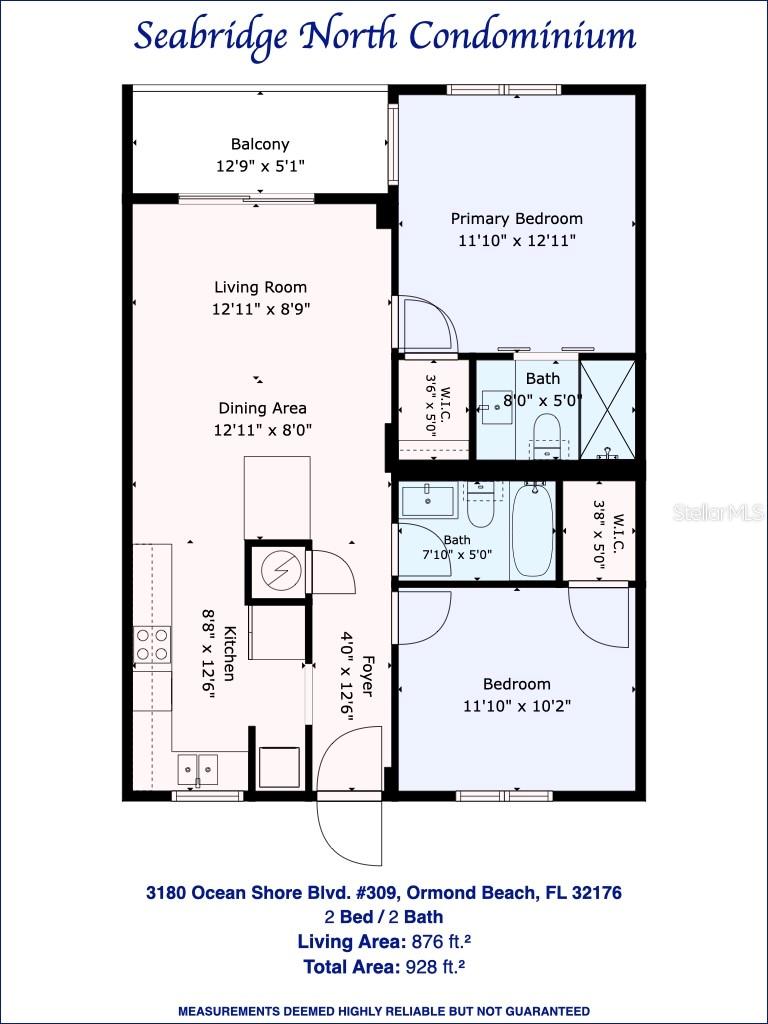 Condominium at 3180 OCEAN SHORE BLVD #309, ORMOND BY THE SEA, photo 18 of 36