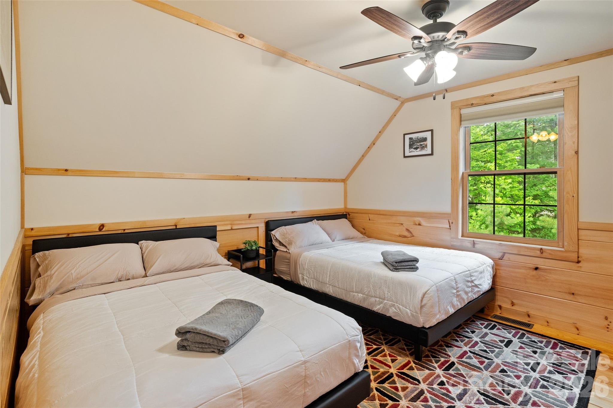 Bedroom # 2 upstairs - 213 Big Valley Road, Pisgah Forest