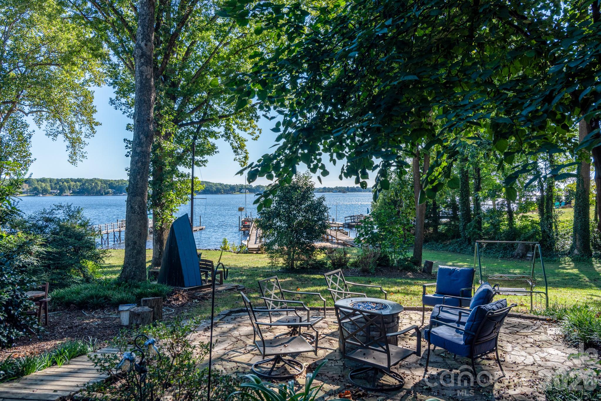 Backyard with expansive views - 7889 Tradewinds Drive, Sherrills Ford