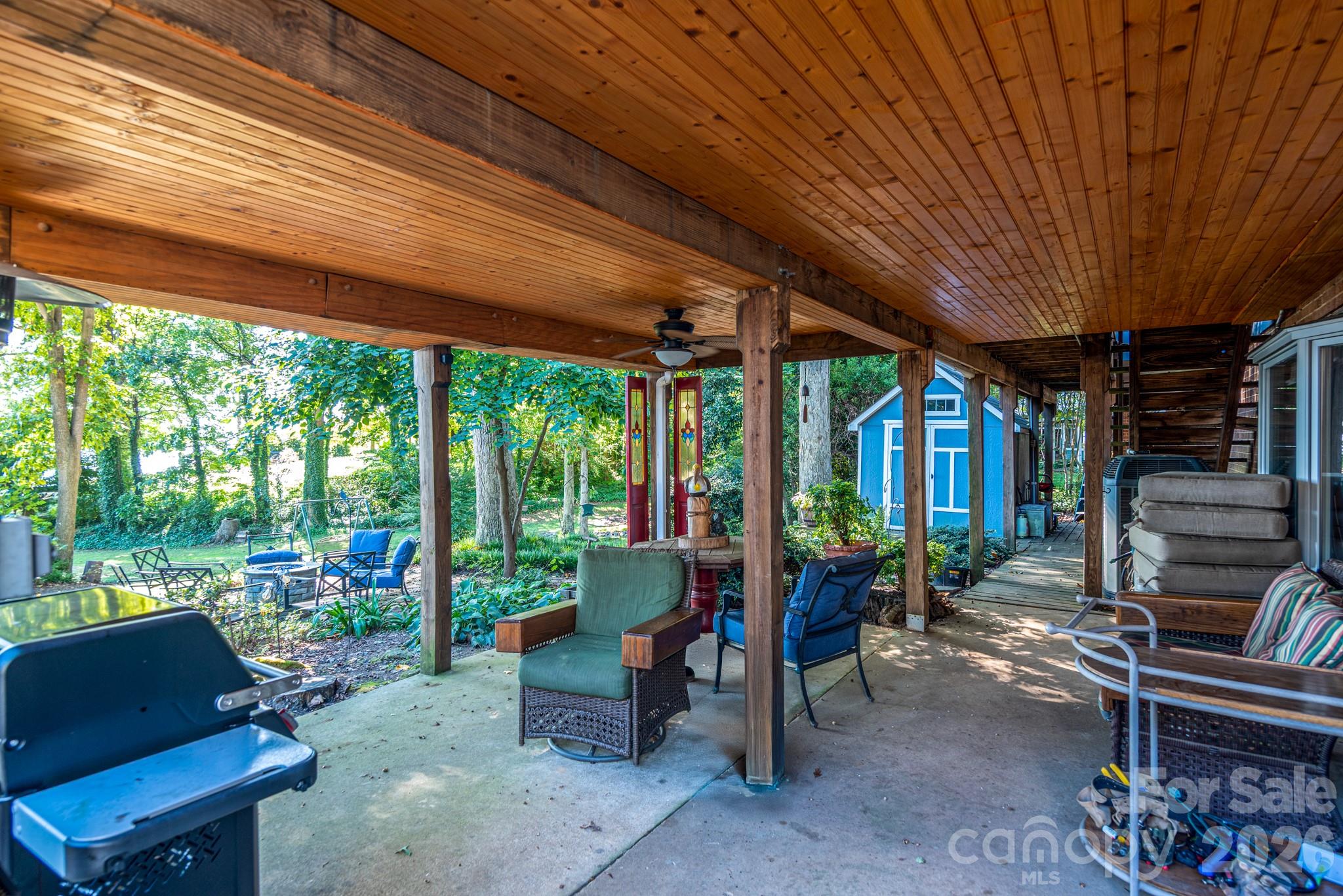 Back patio - 7889 Tradewinds Drive, Sherrills Ford